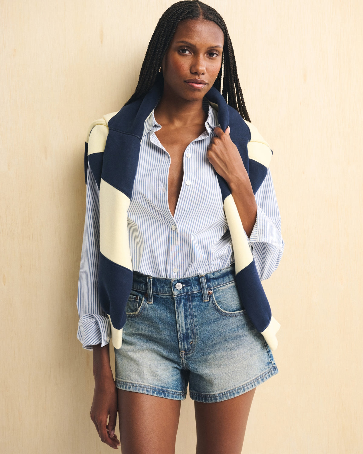 Abercrombie High Rise 90s Relaxed Short