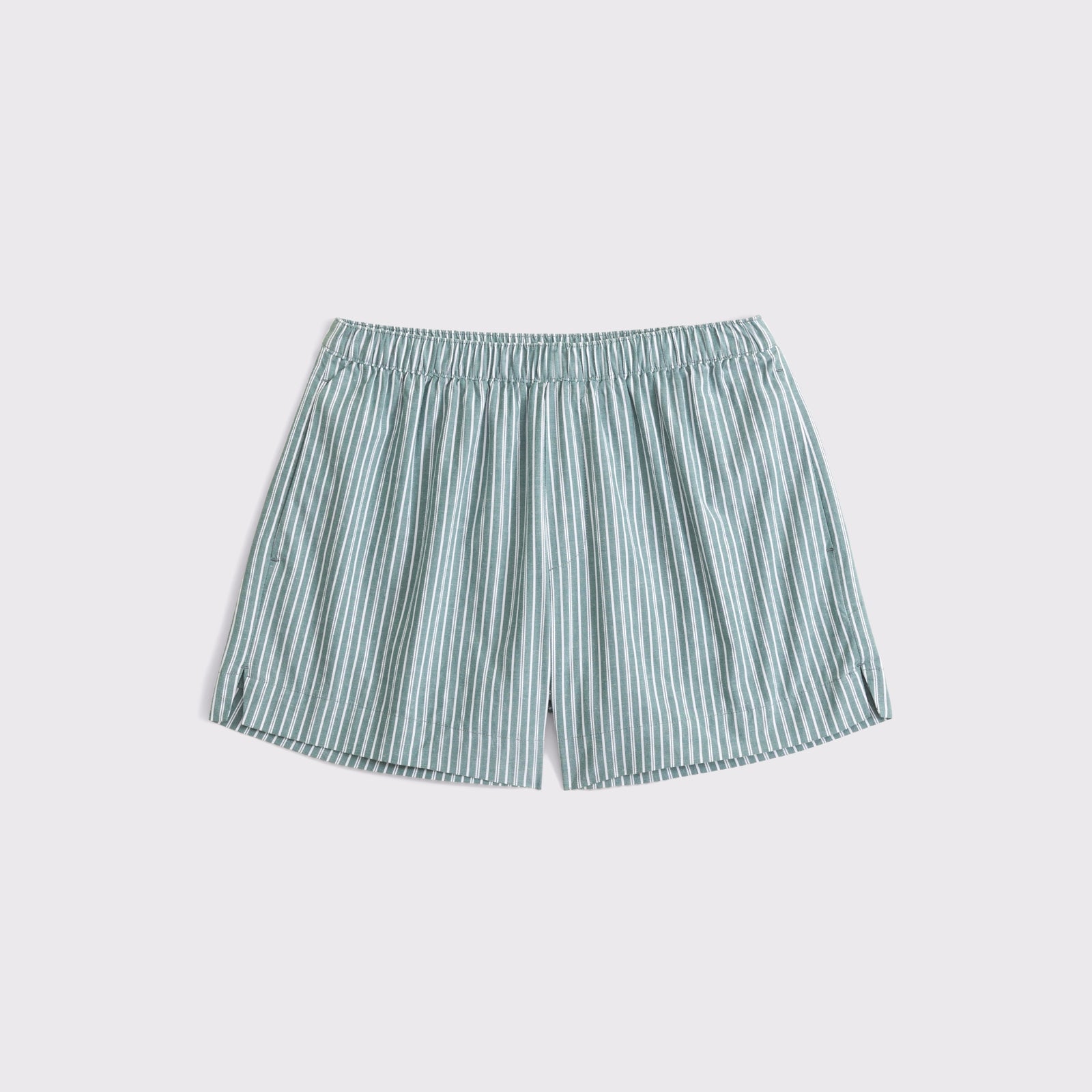 Abercrombie High Rise Poplin Pull-On Short
