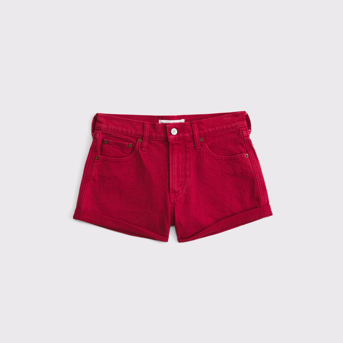 Abercrombie High Rise Denim Micro Short