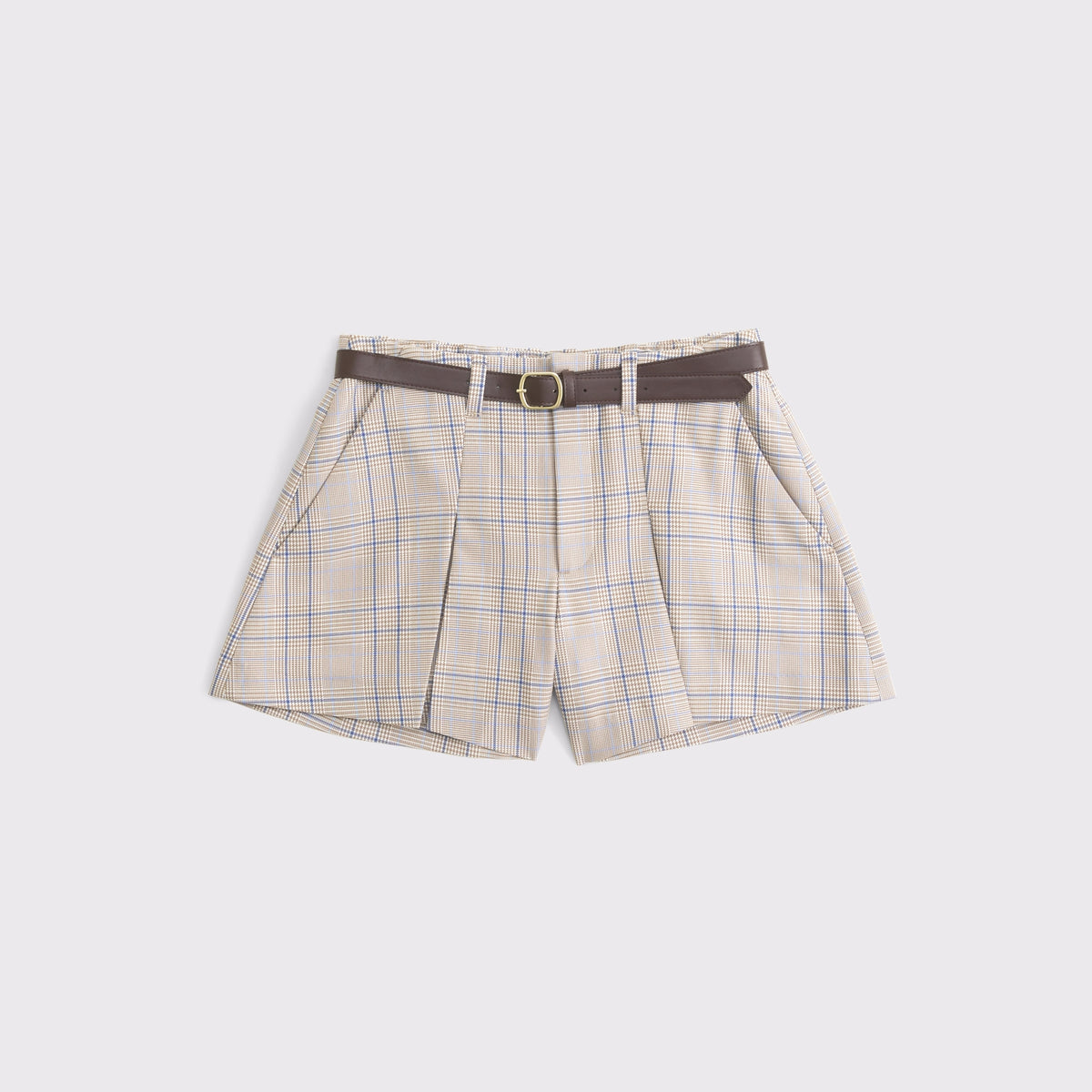Abercrombie High Rise Pleated Short