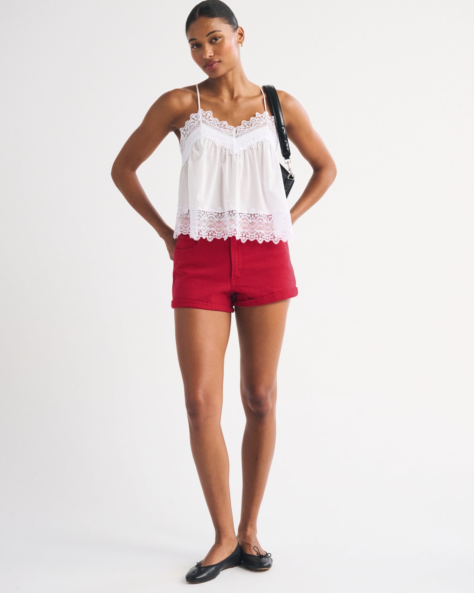 Abercrombie Curve Love High Rise Denim Micro Short