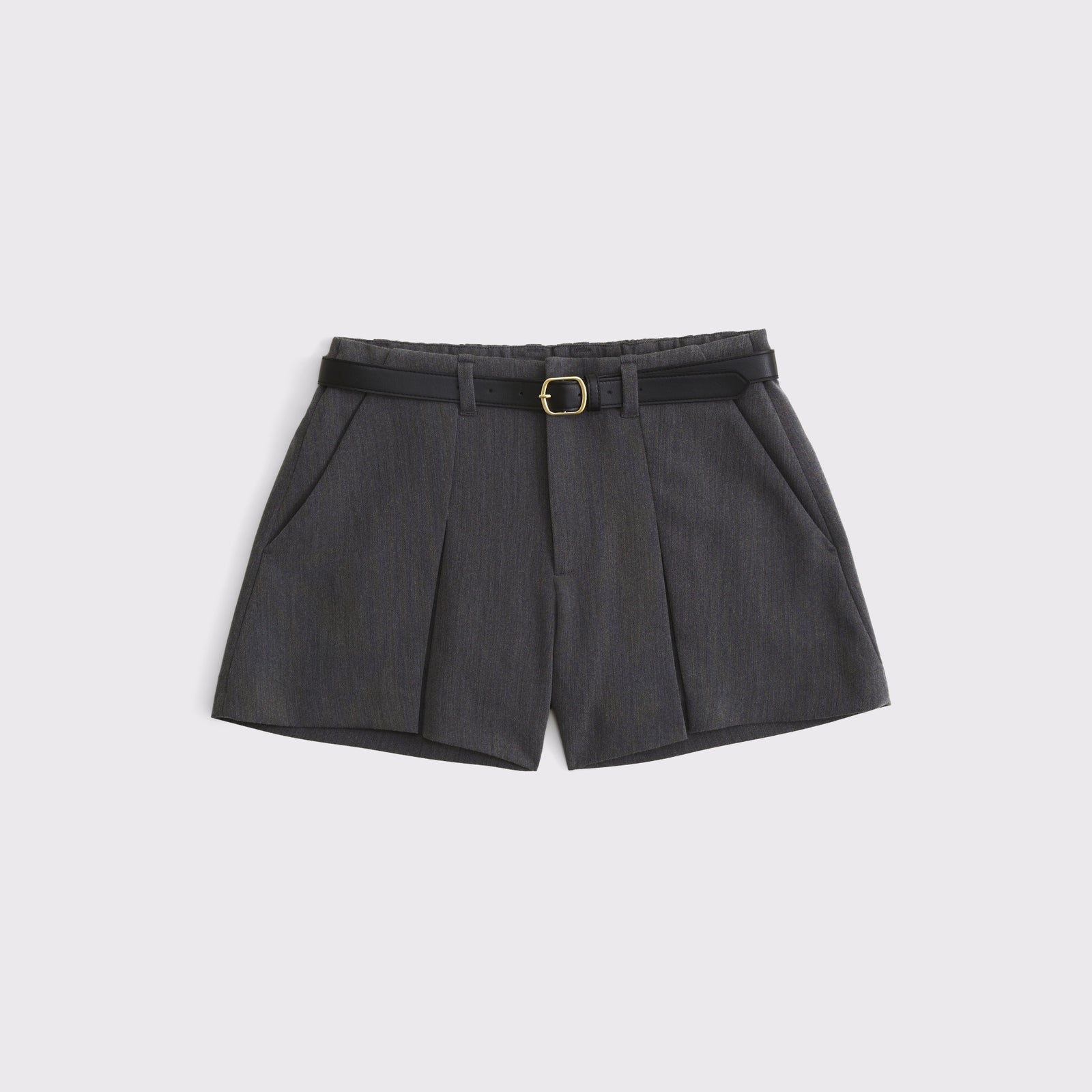 Abercrombie High Rise Pleated Short