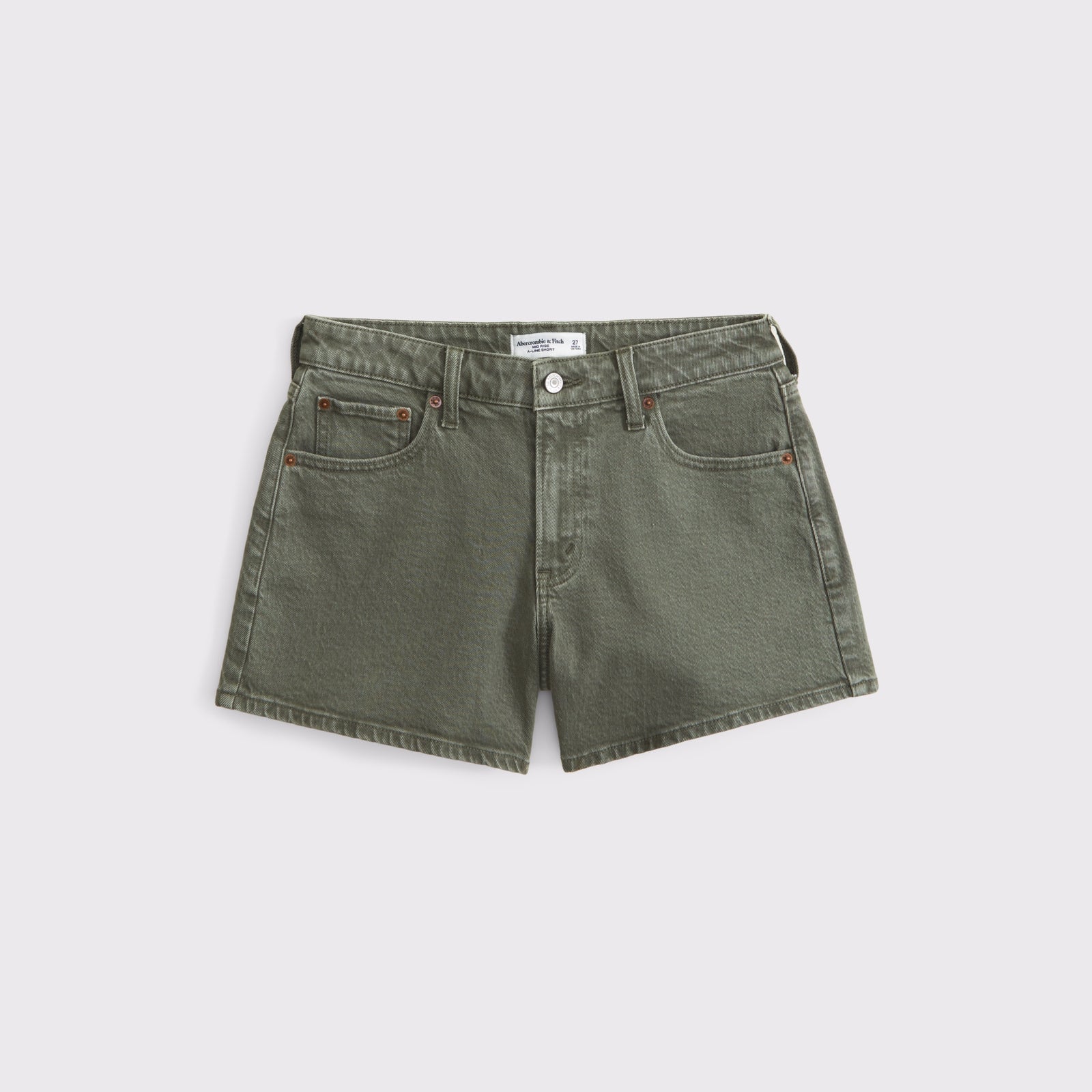 Abercrombie Curve Love Mid Rise A-Line Short