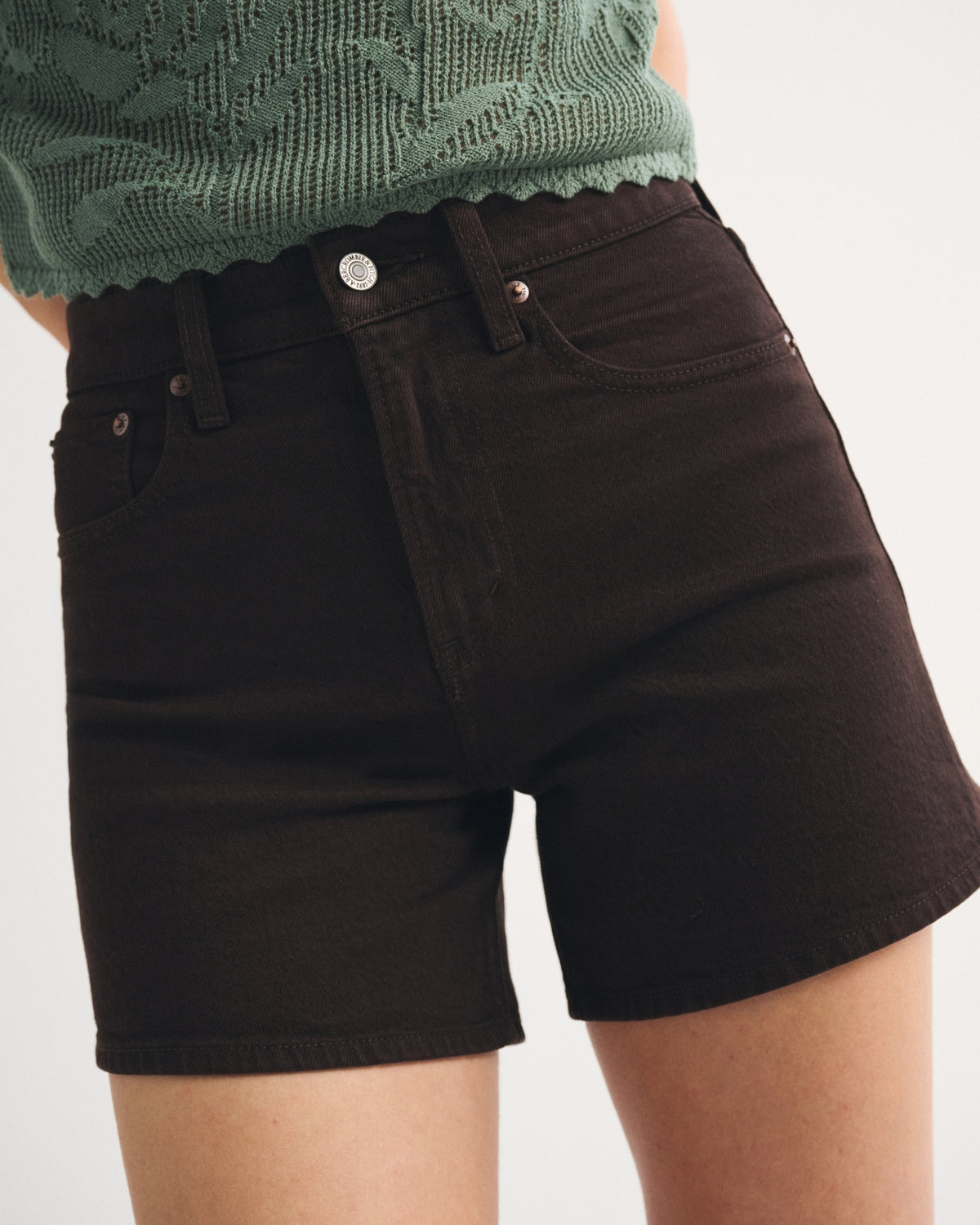 Abercrombie High Rise Dad Short