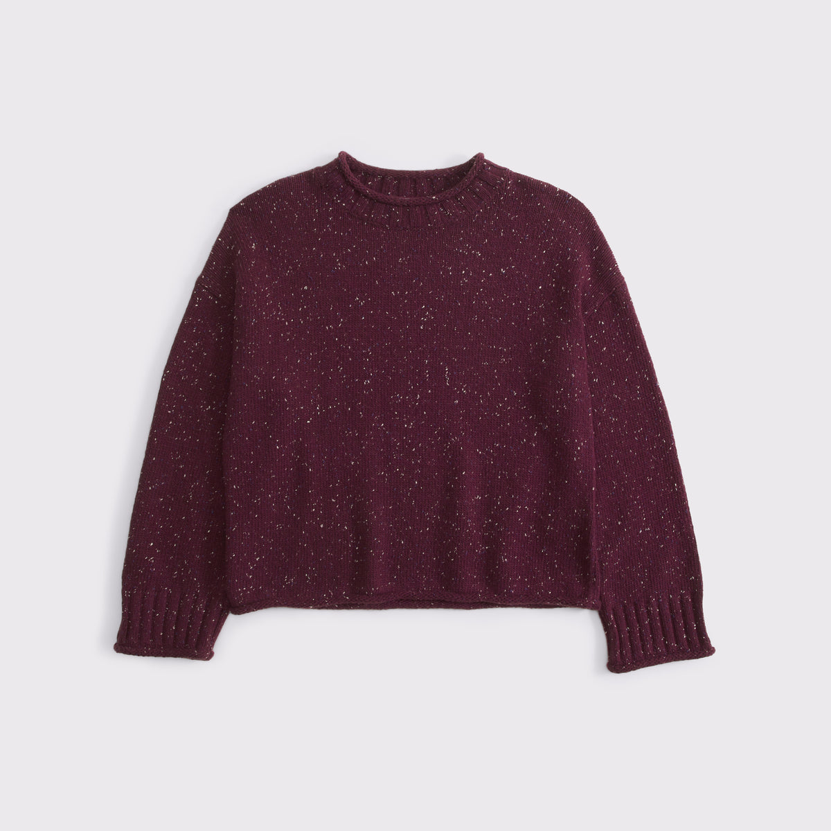 Abercrombie Wool-Blend Roll Neck Crew Sweater