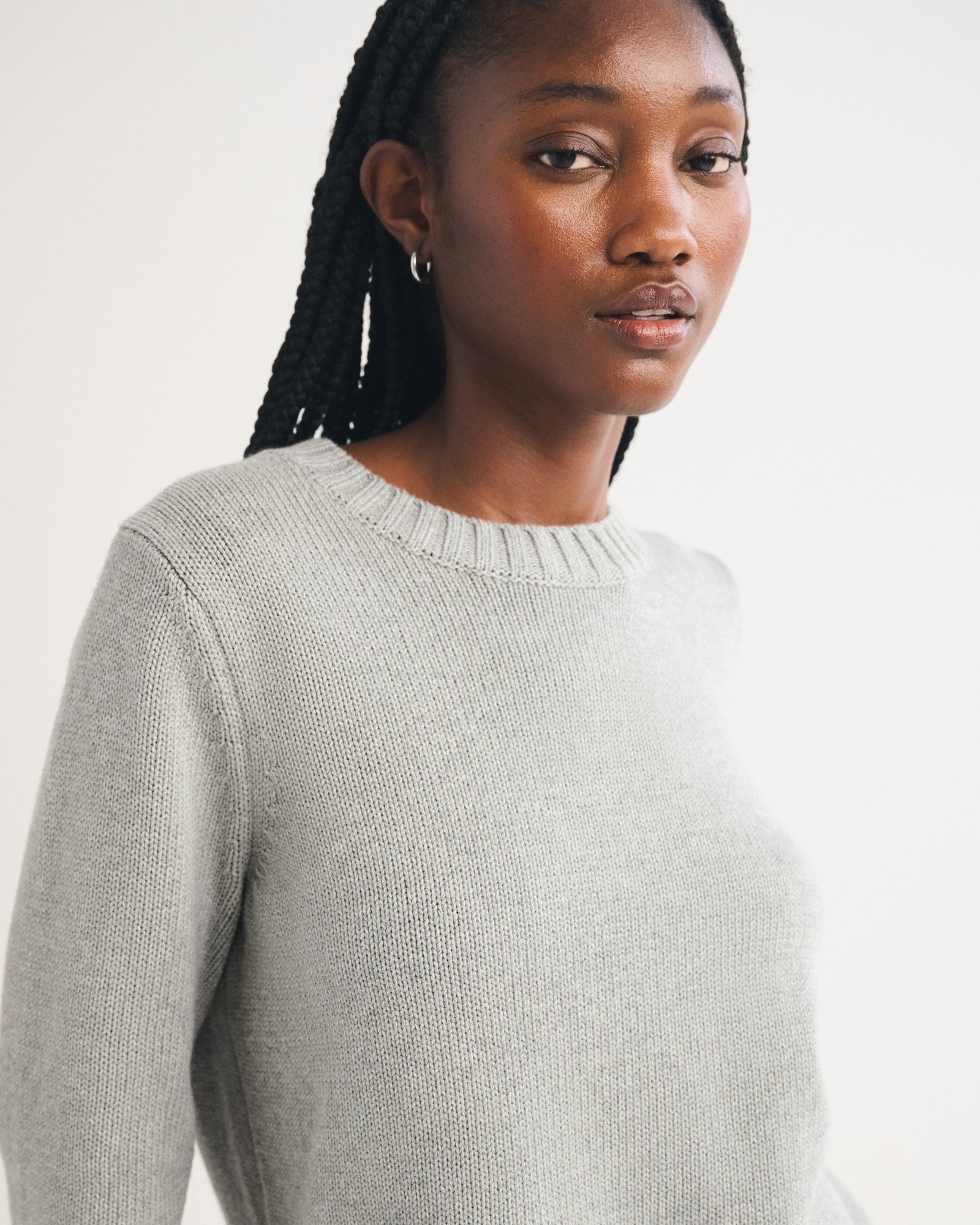 Abercrombie 100% Cotton A&F Madeline Crew Sweater