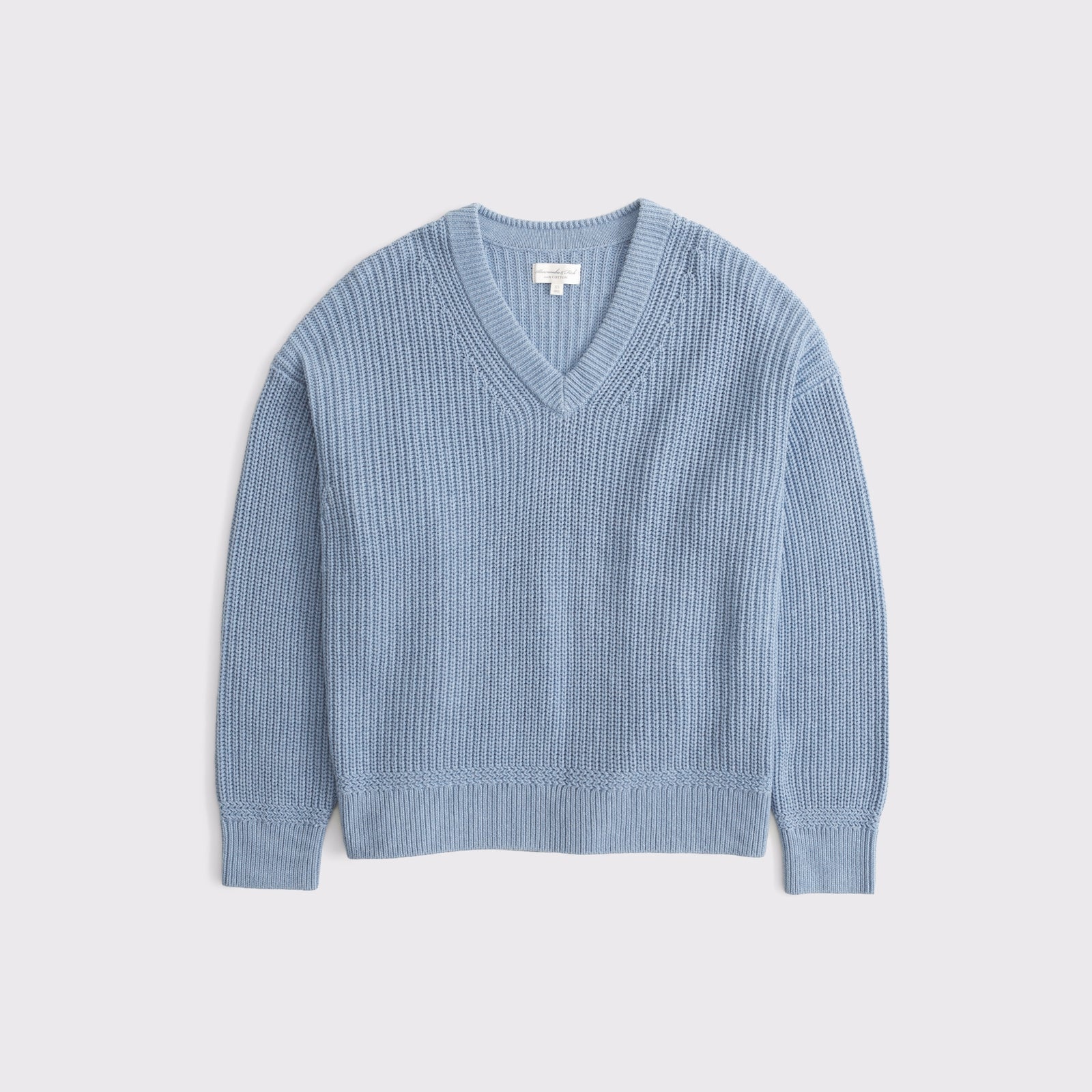 Abercrombie 100% Cotton Dad V-Neck Sweater
