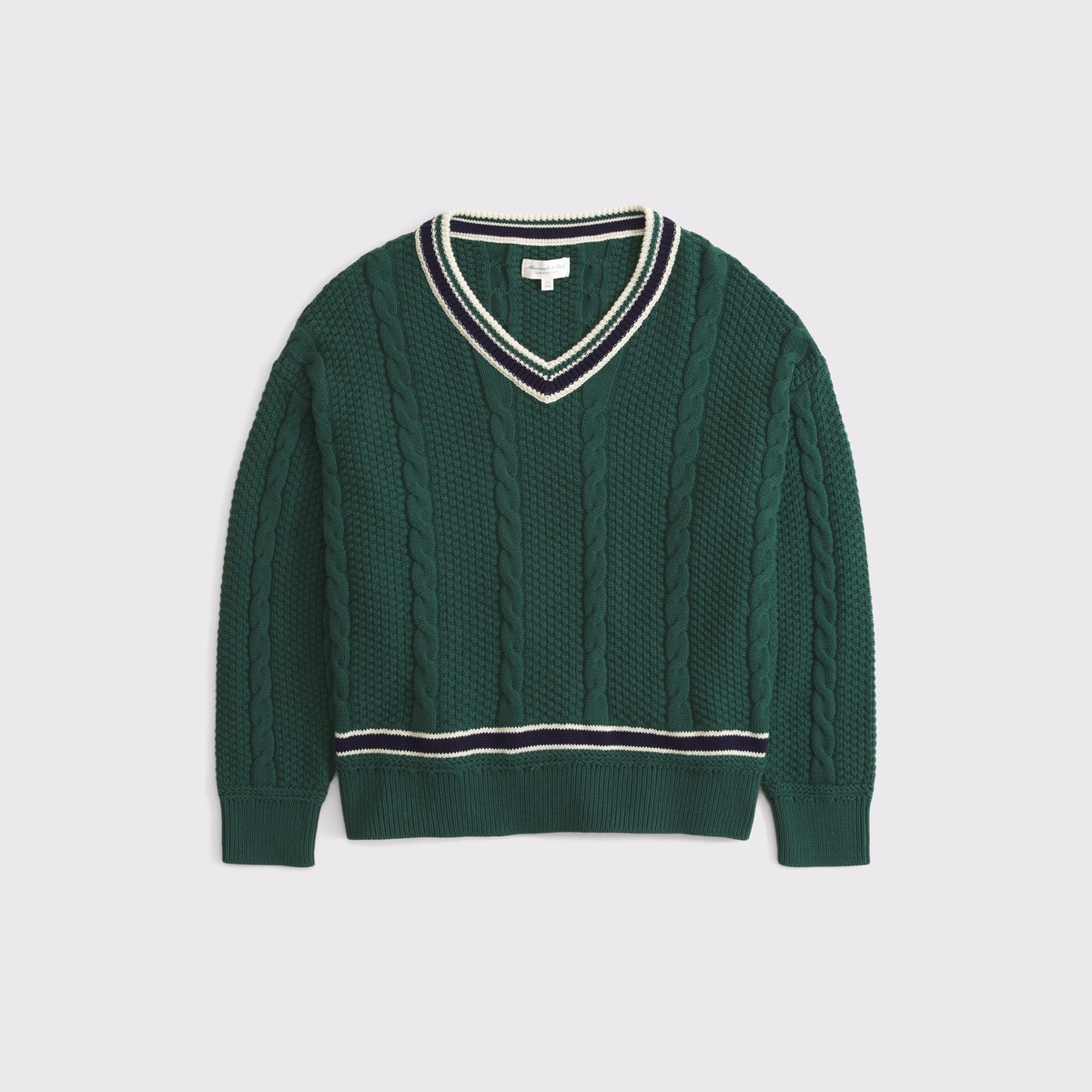 Abercrombie 100% Cotton Dad V-Neck Sweater