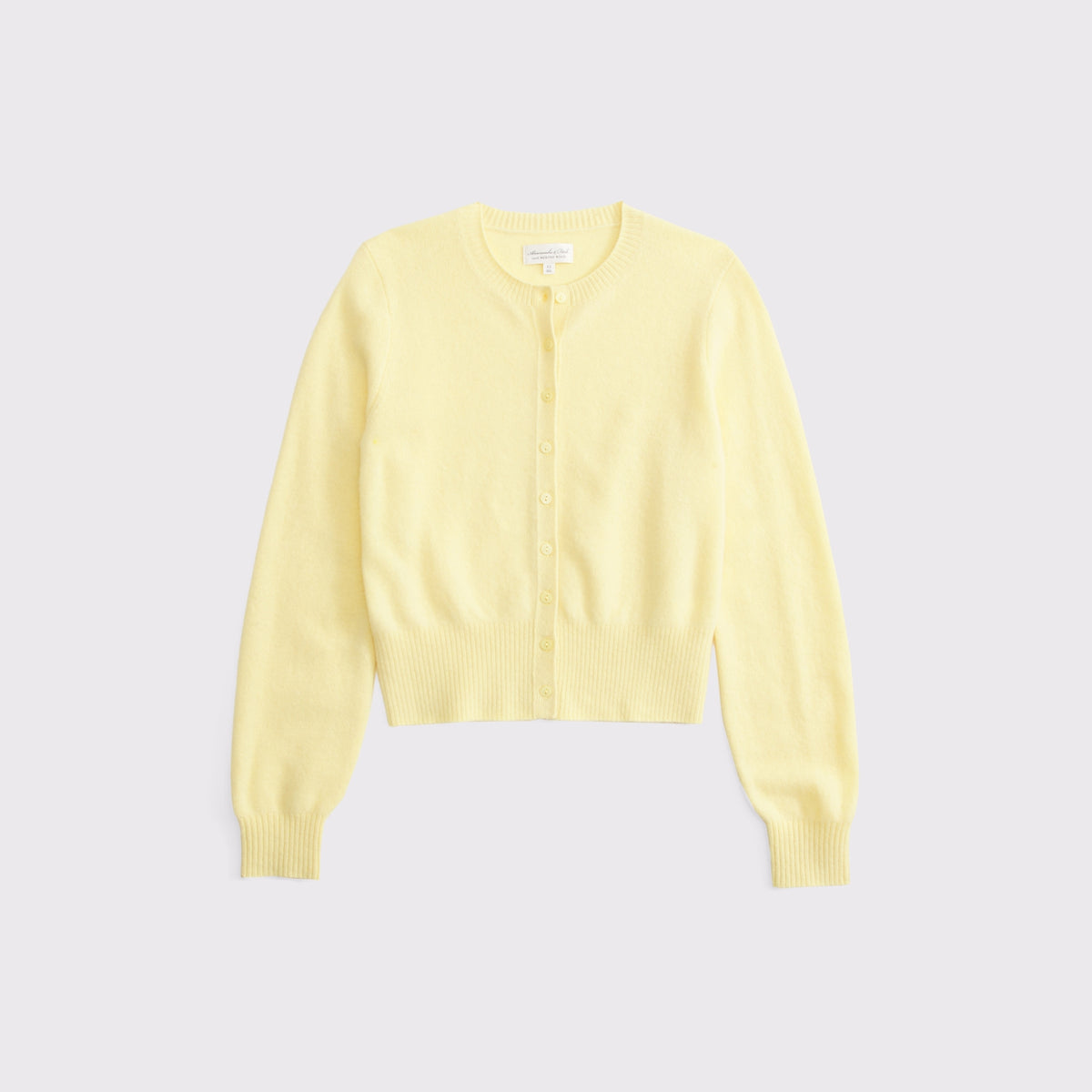 Abercrombie 100% Merino Wool Banded Crew Cardigan
