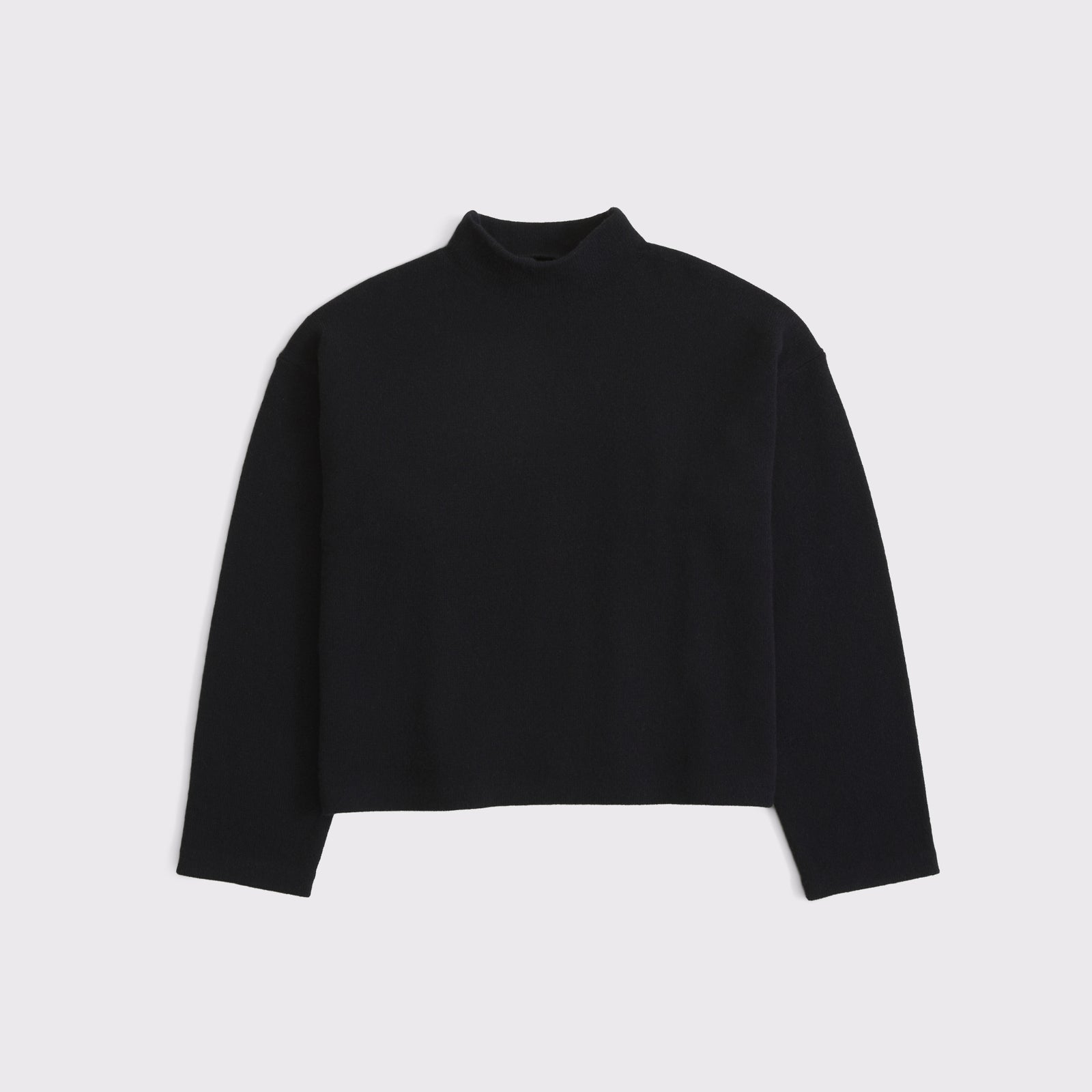 Abercrombie 100% Merino Wool Easy Mock Neck Sweater
