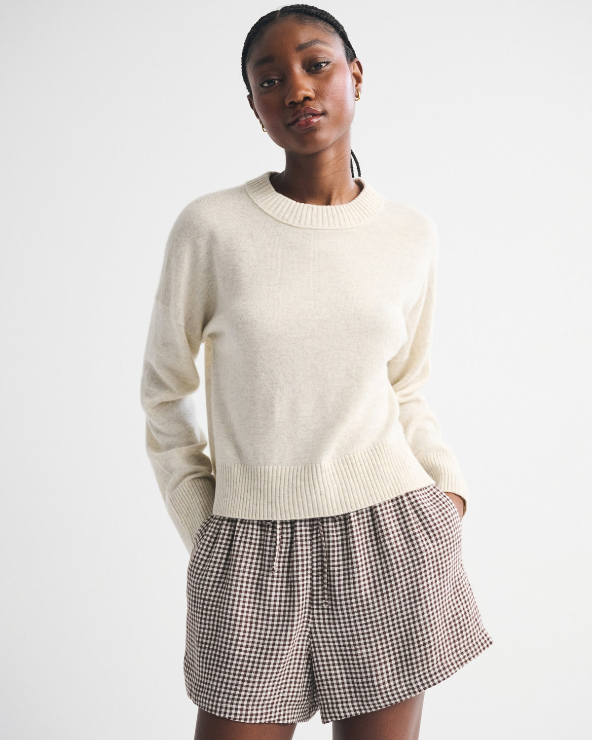 Abercrombie Cashmere Crew Sweater