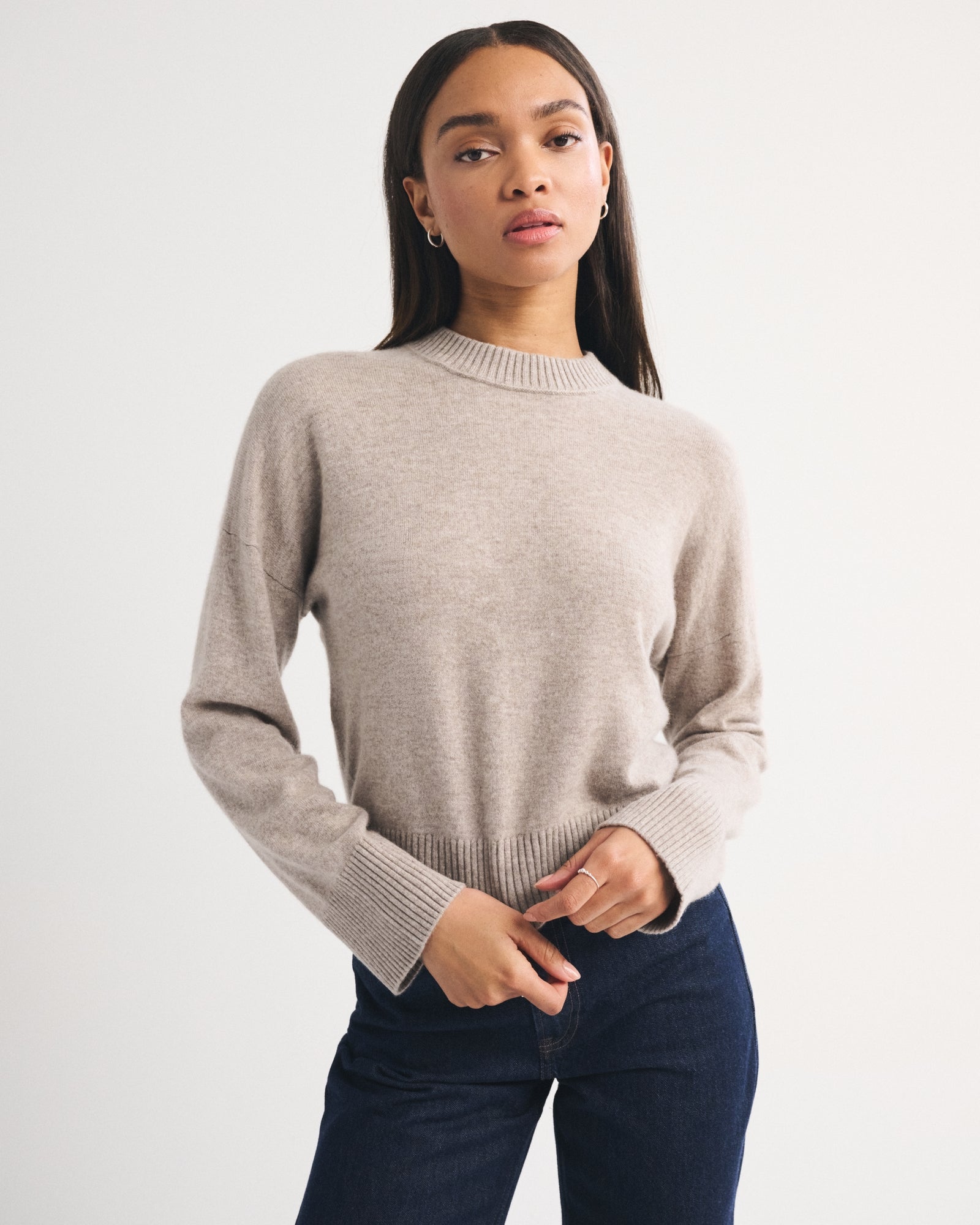 Abercrombie Cashmere Crew Sweater