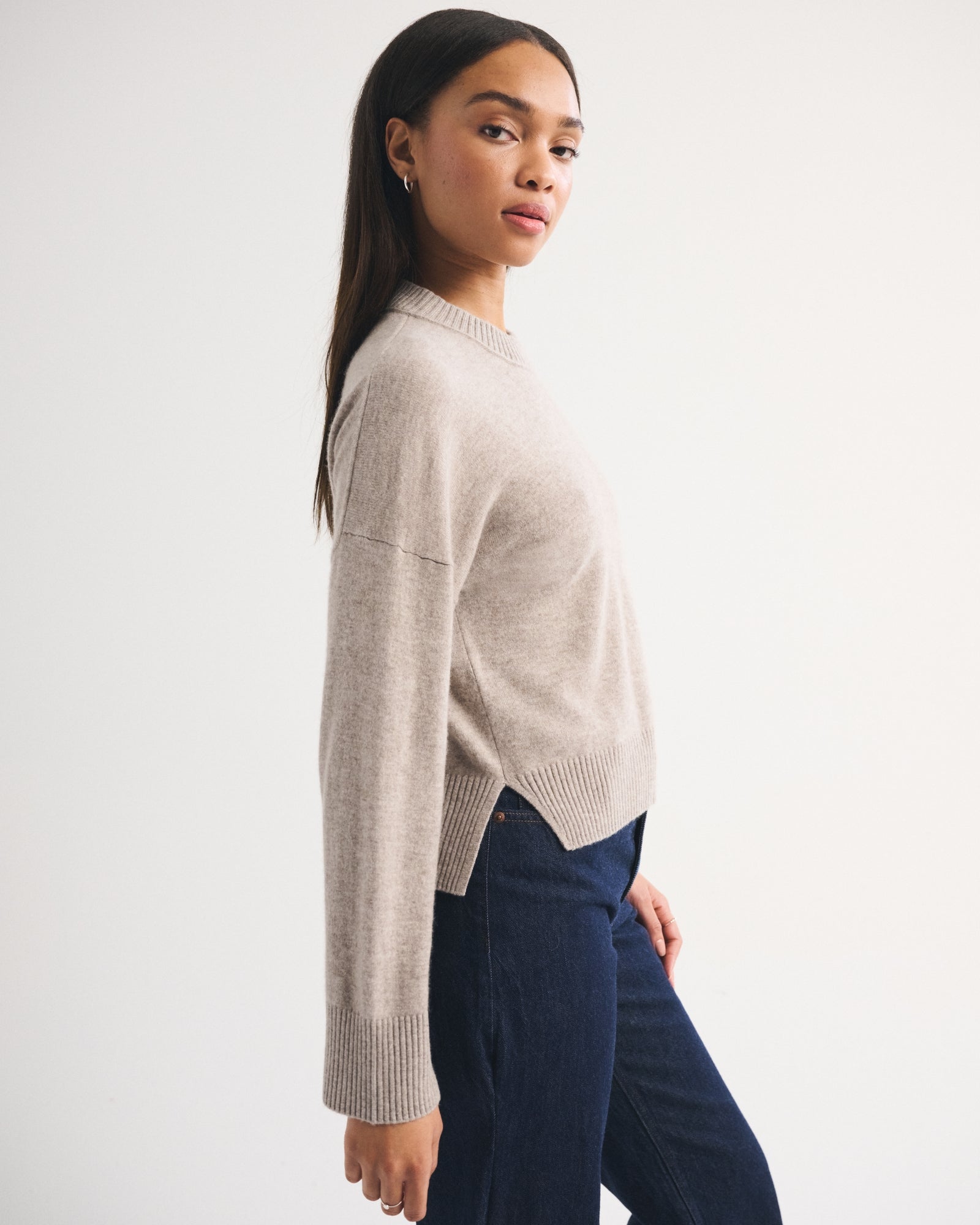 Abercrombie Cashmere Crew Sweater