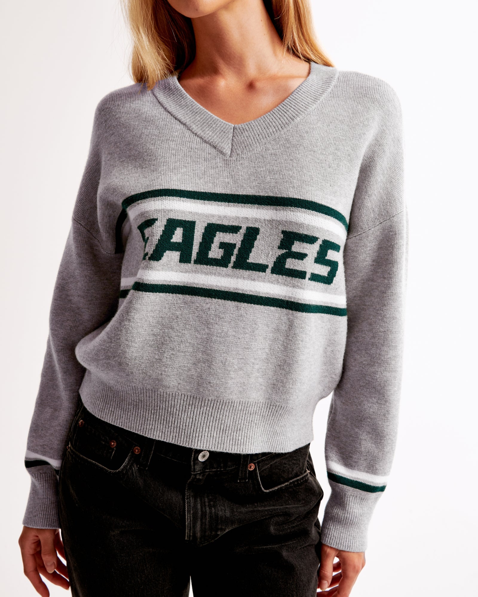 Abercrombie Cincinnati Bengals LuxeLoft V-Neck Sweater