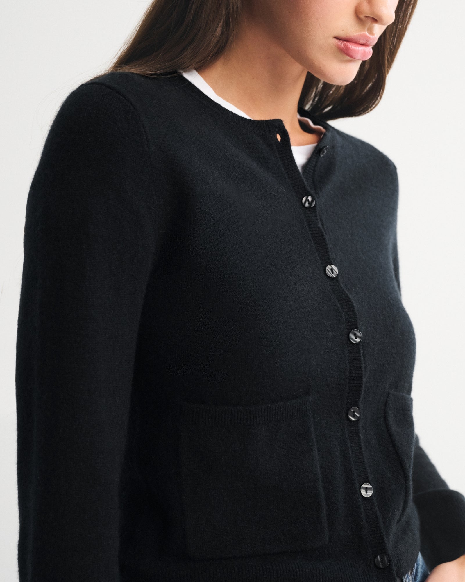 Abercrombie Cashmere Crew Cardigan