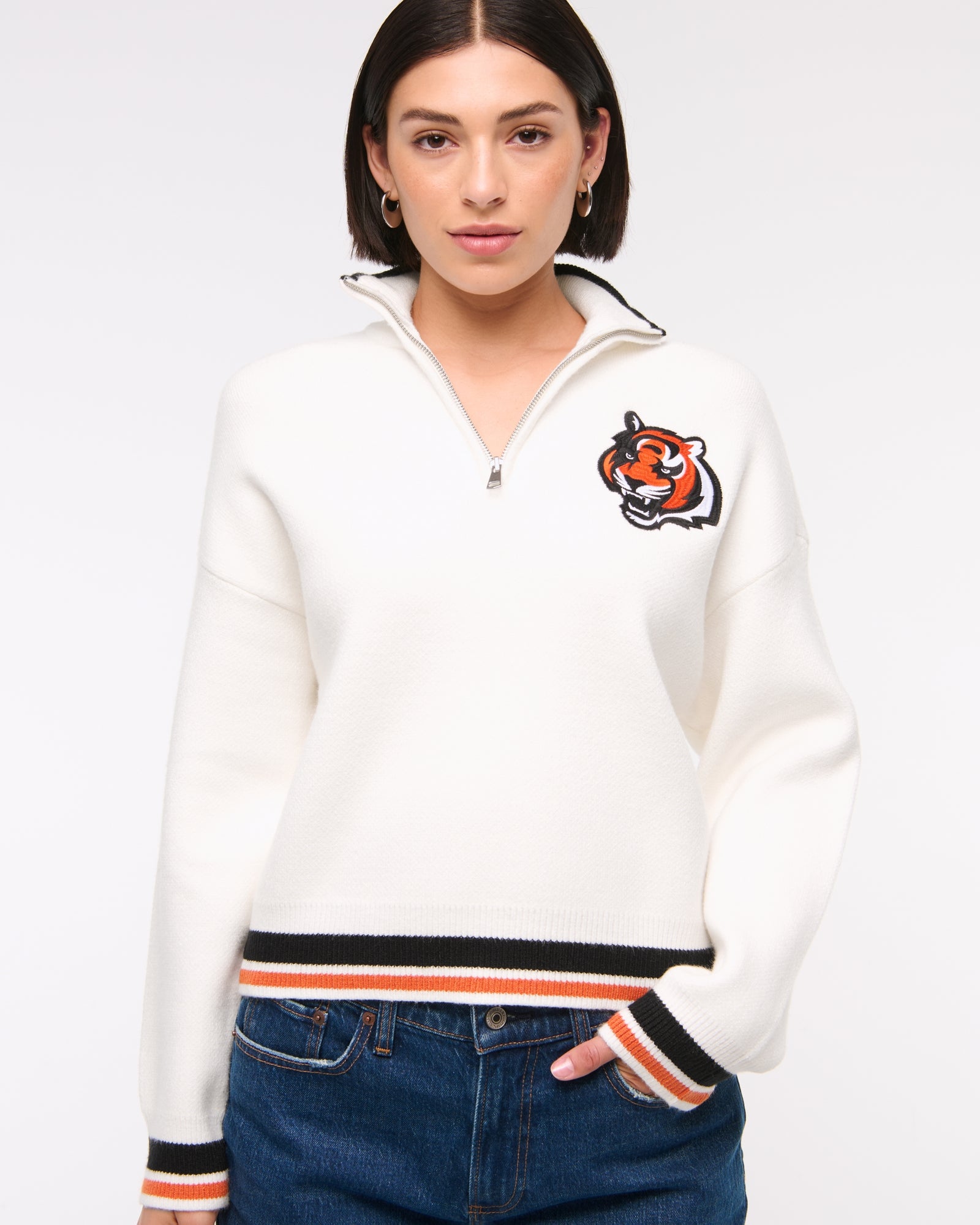 Abercrombie New York Jets LuxeLoft Half-Zip