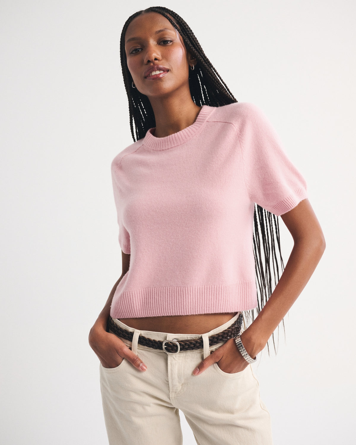 Abercrombie Cashmere Crew Tee