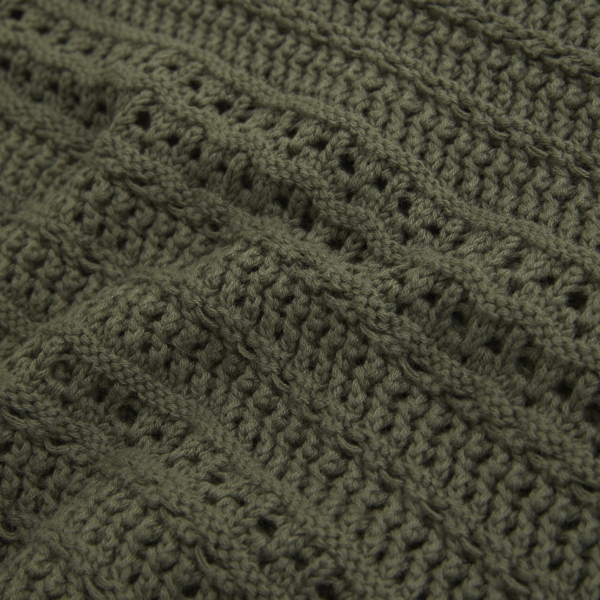 Abercrombie Open-Stitch Textural Crew Sweater