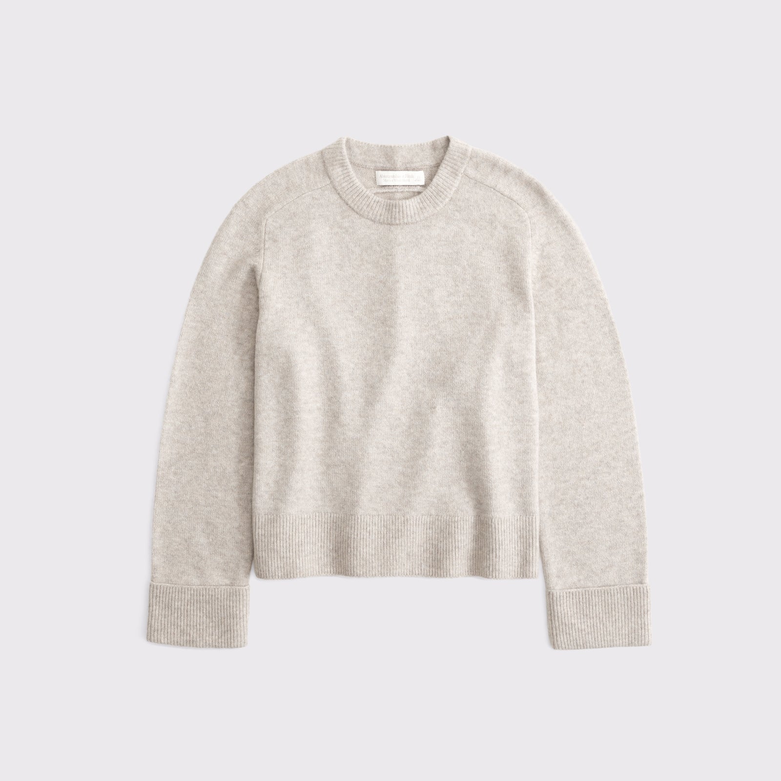 Abercrombie The A&F Madeline Merino Wool-Blend Crew Sweater