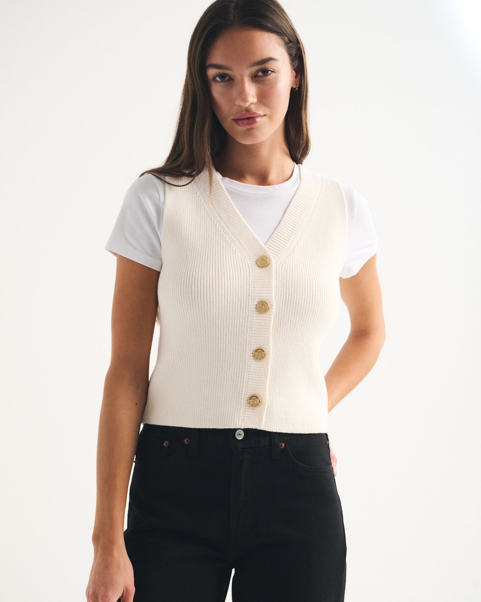Abercrombie V-Neck Sweater Vest