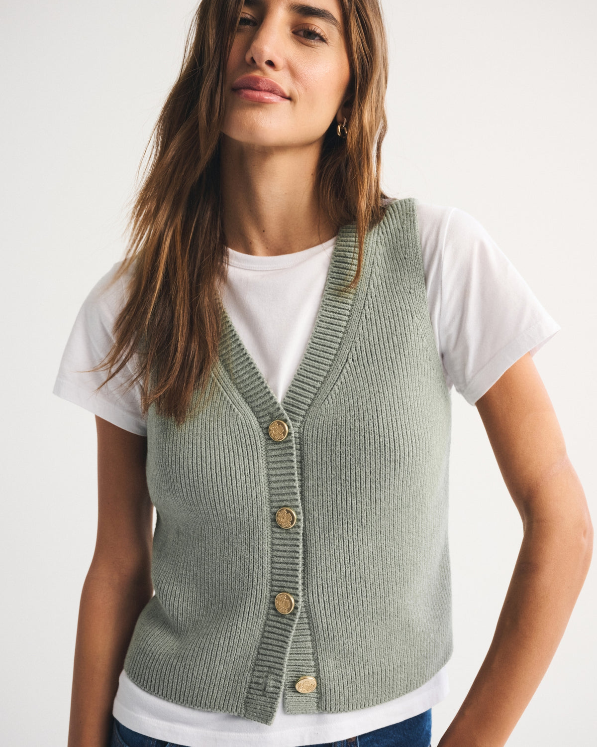 Abercrombie V-Neck Sweater Vest