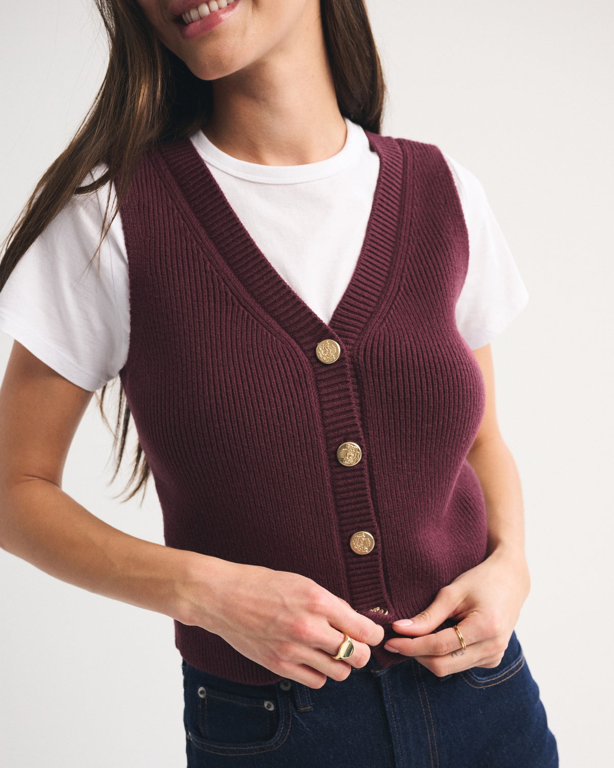Abercrombie V-Neck Sweater Vest