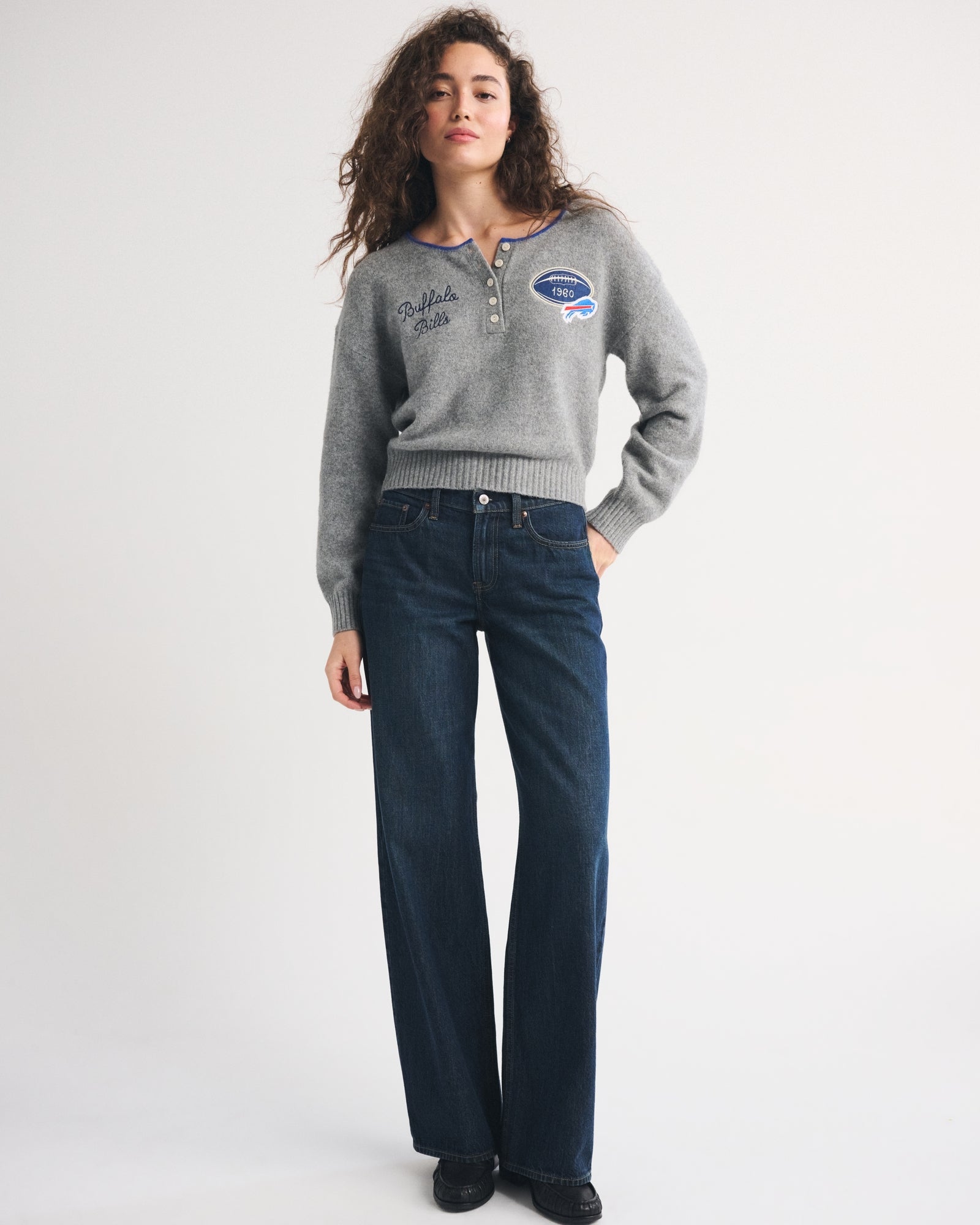 Abercrombie Kansas City Chiefs Henley Sweater
