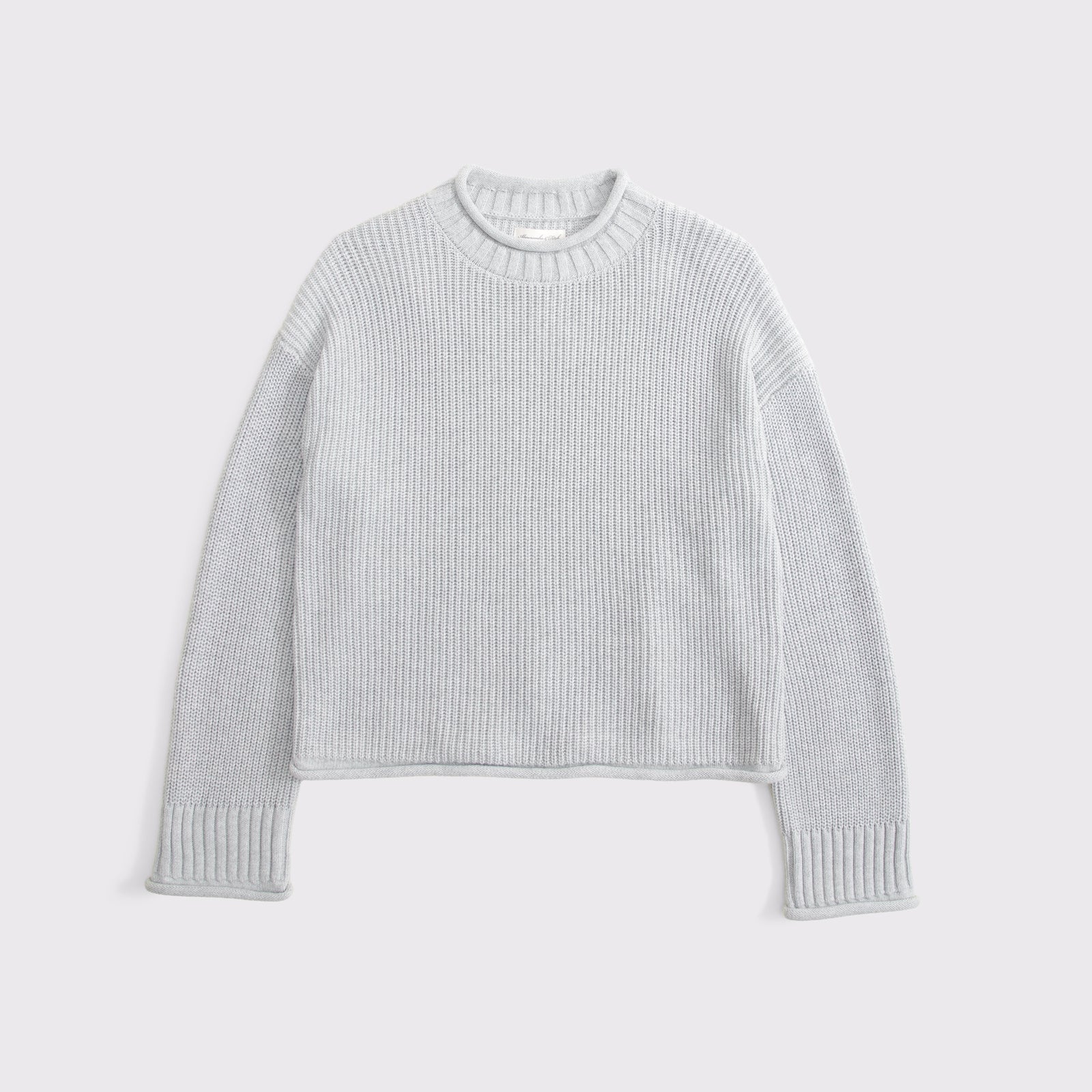 Abercrombie 100% Cotton Roll Neck Crew Sweater