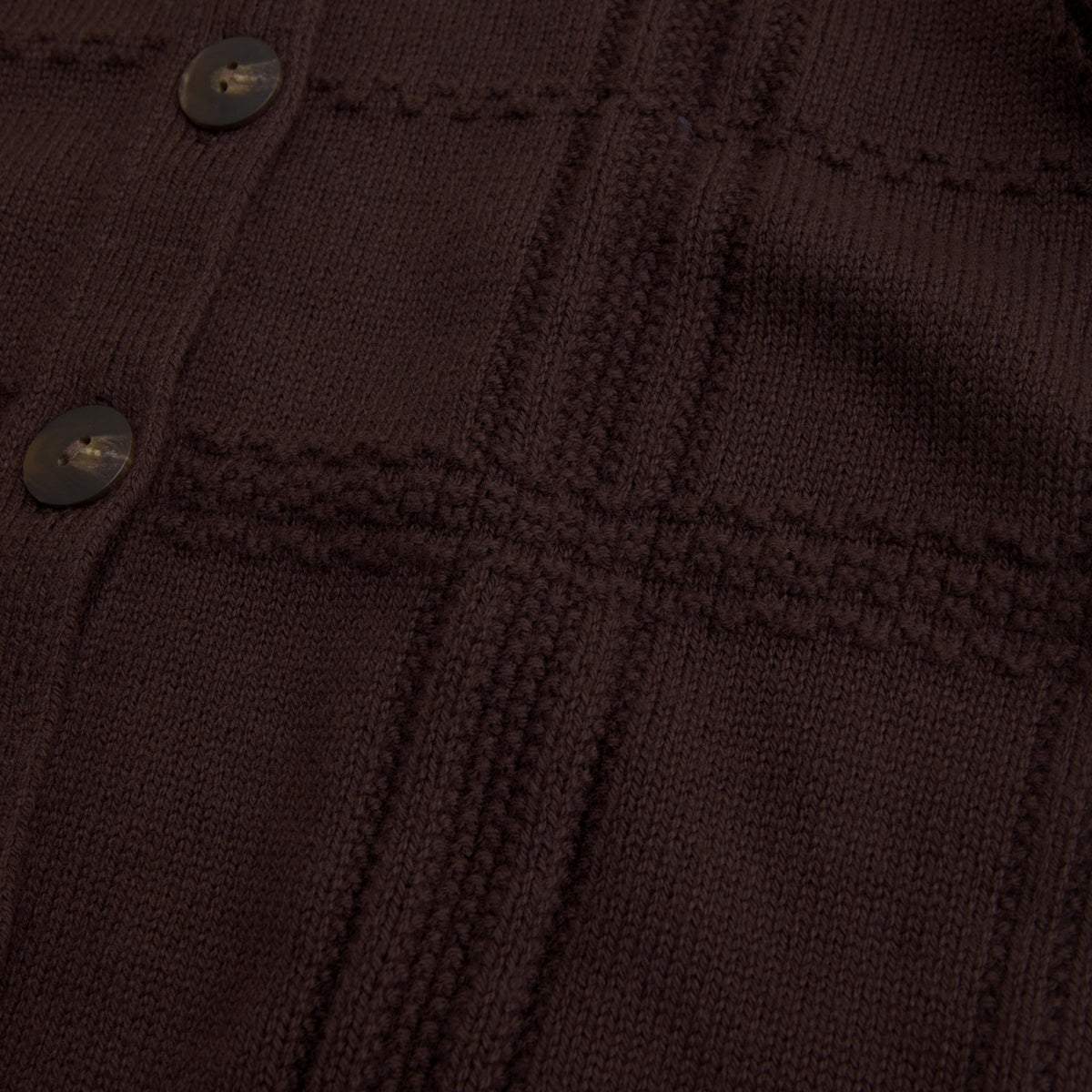 Abercrombie Textural Stitch Shrunken Cardigan