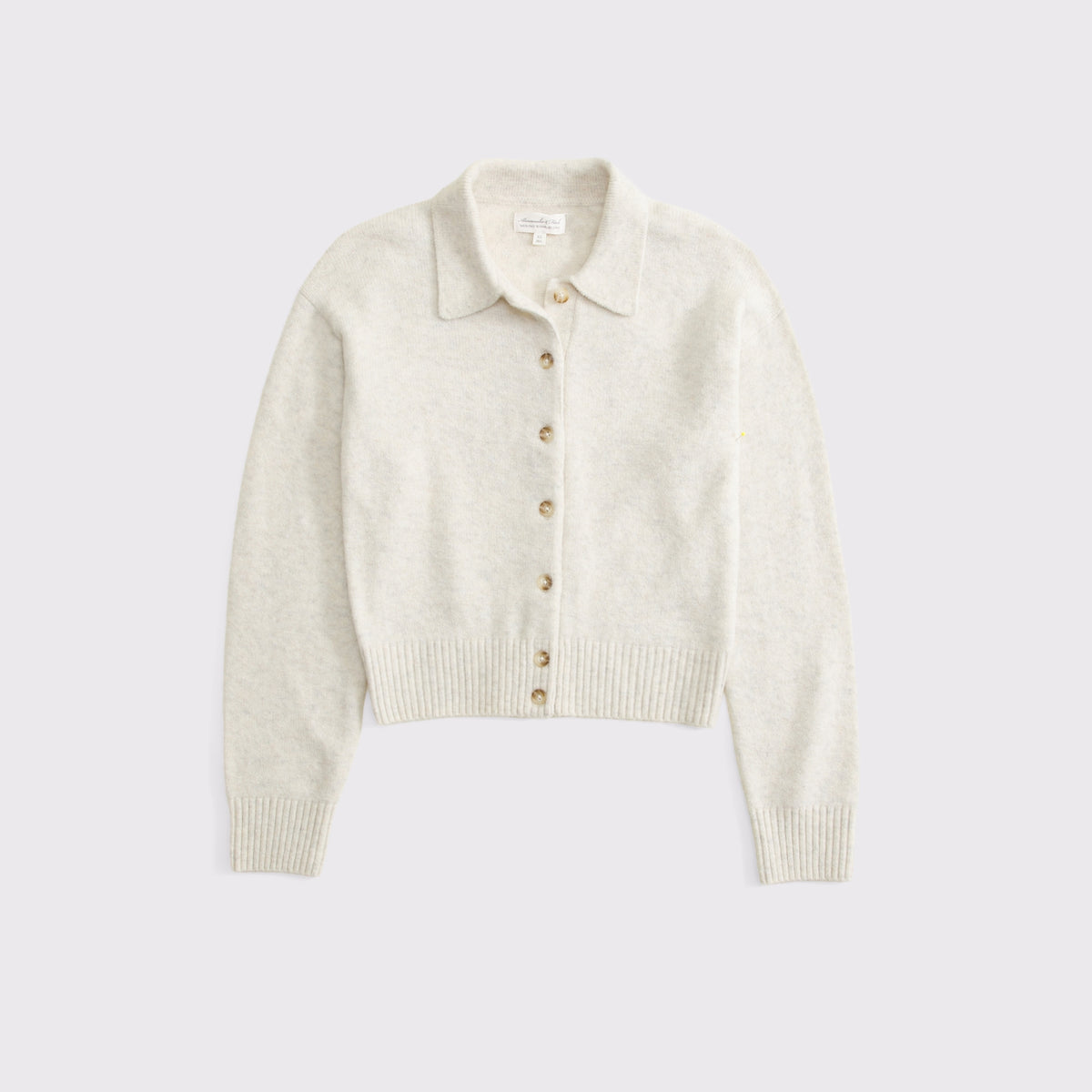 Abercrombie Merino Wool-Blend Collared Cardigan