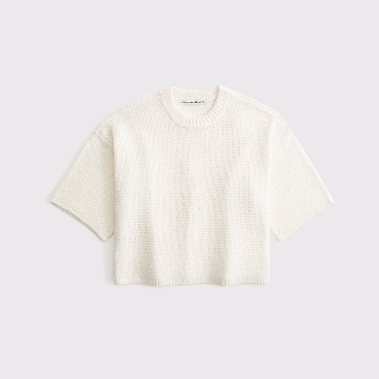 Abercrombie Short-Sleeve Boxy Sweater Tee
