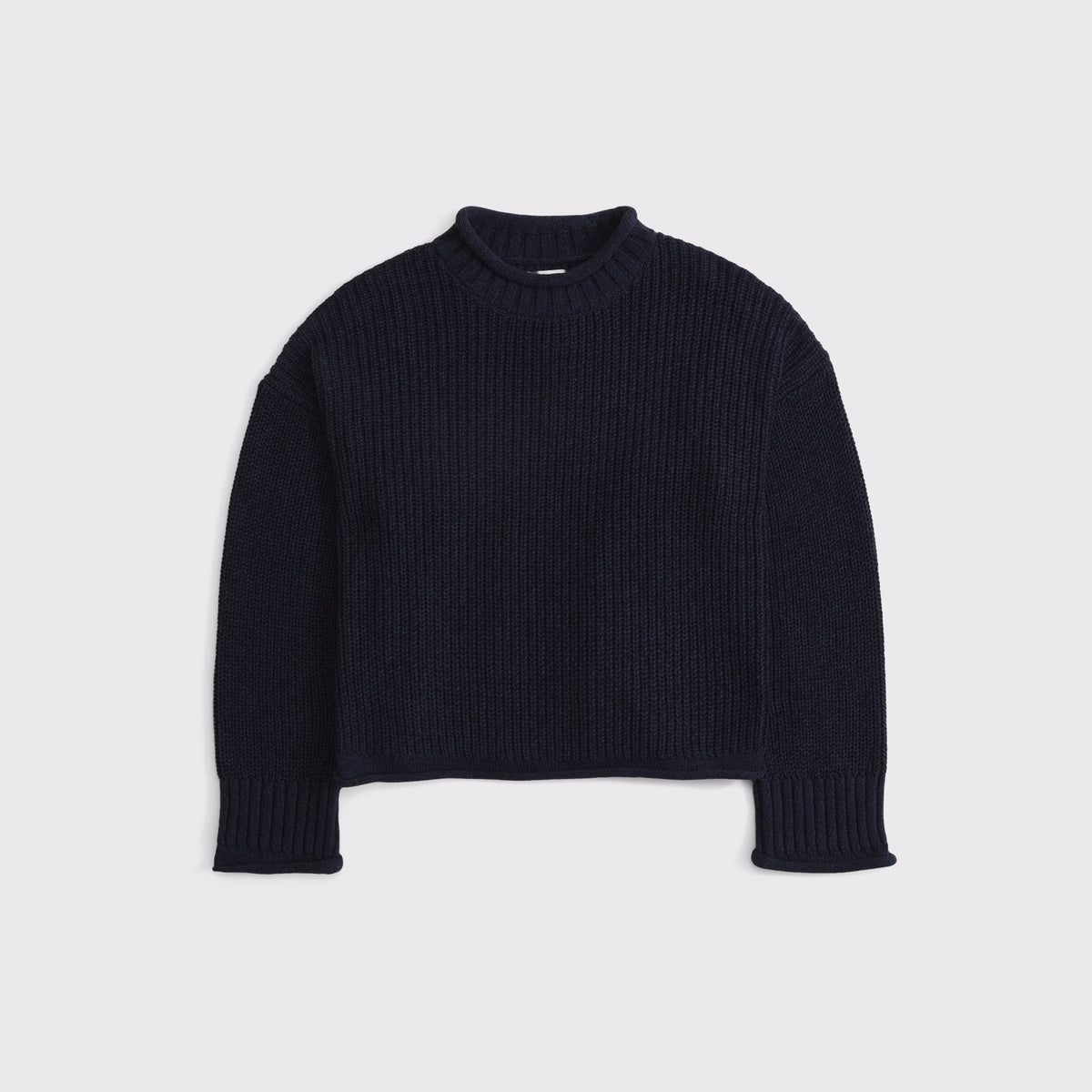 Abercrombie 100% Cotton Roll Neck Crew Sweater