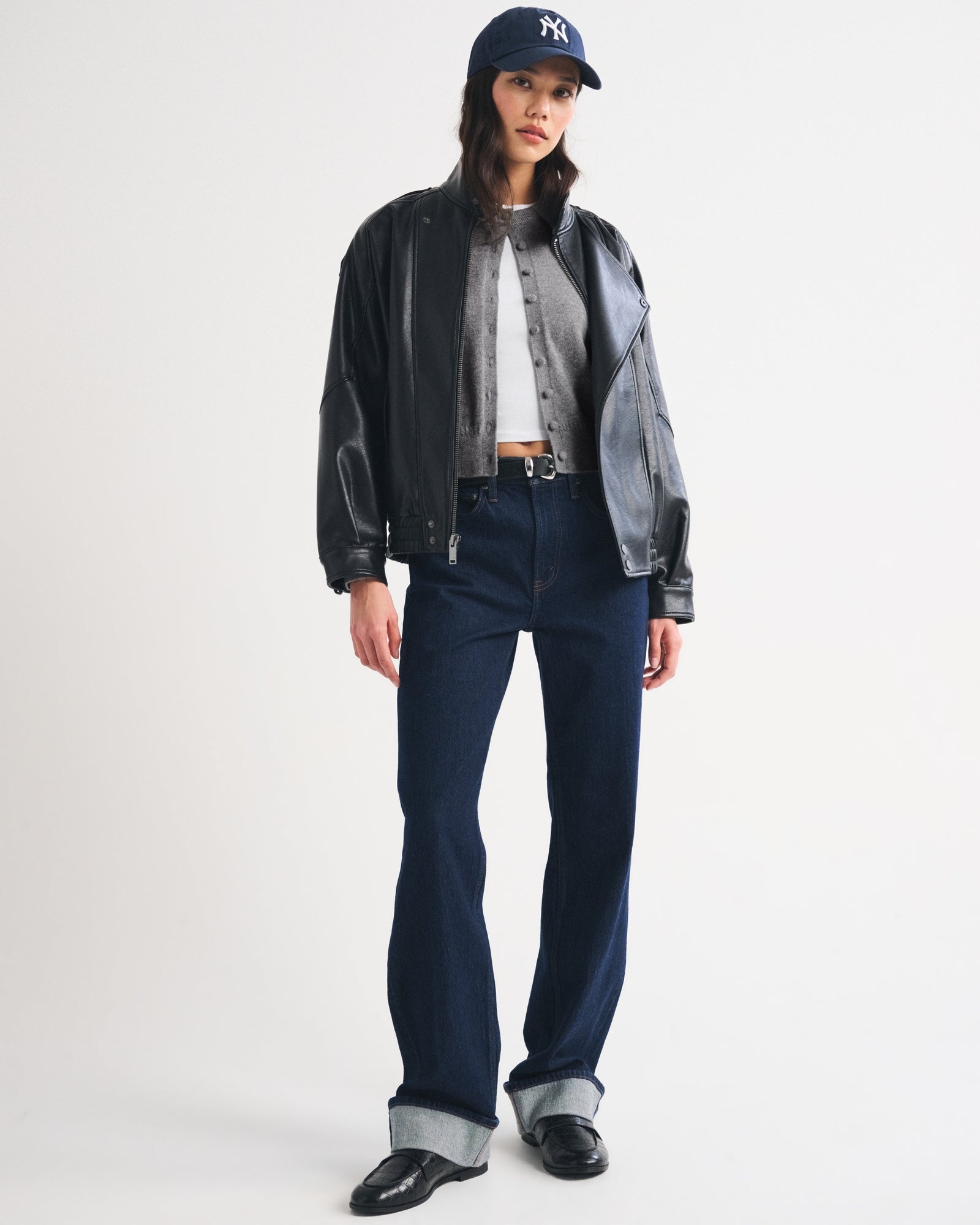 Abercrombie 100% Cashmere Shrunken Cardigan