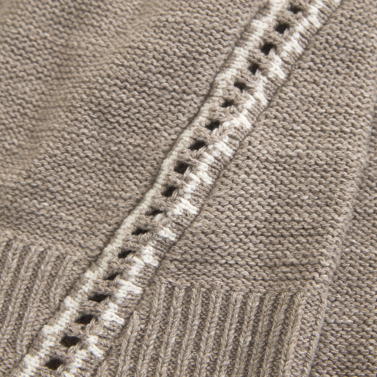 Abercrombie The A&F Madeline 100% Cotton Cable Crew Sweater