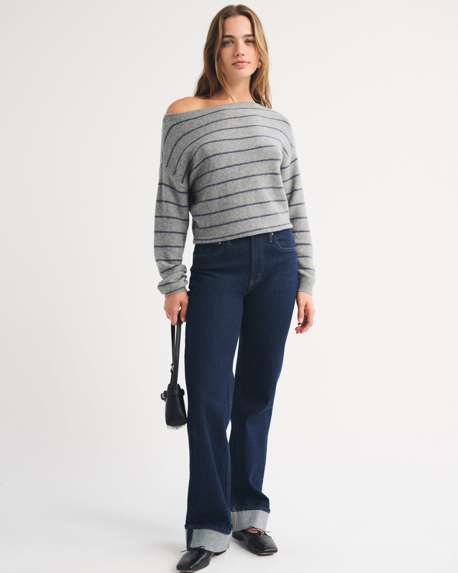 Abercrombie Merino Wool-Blend Slash Sweater