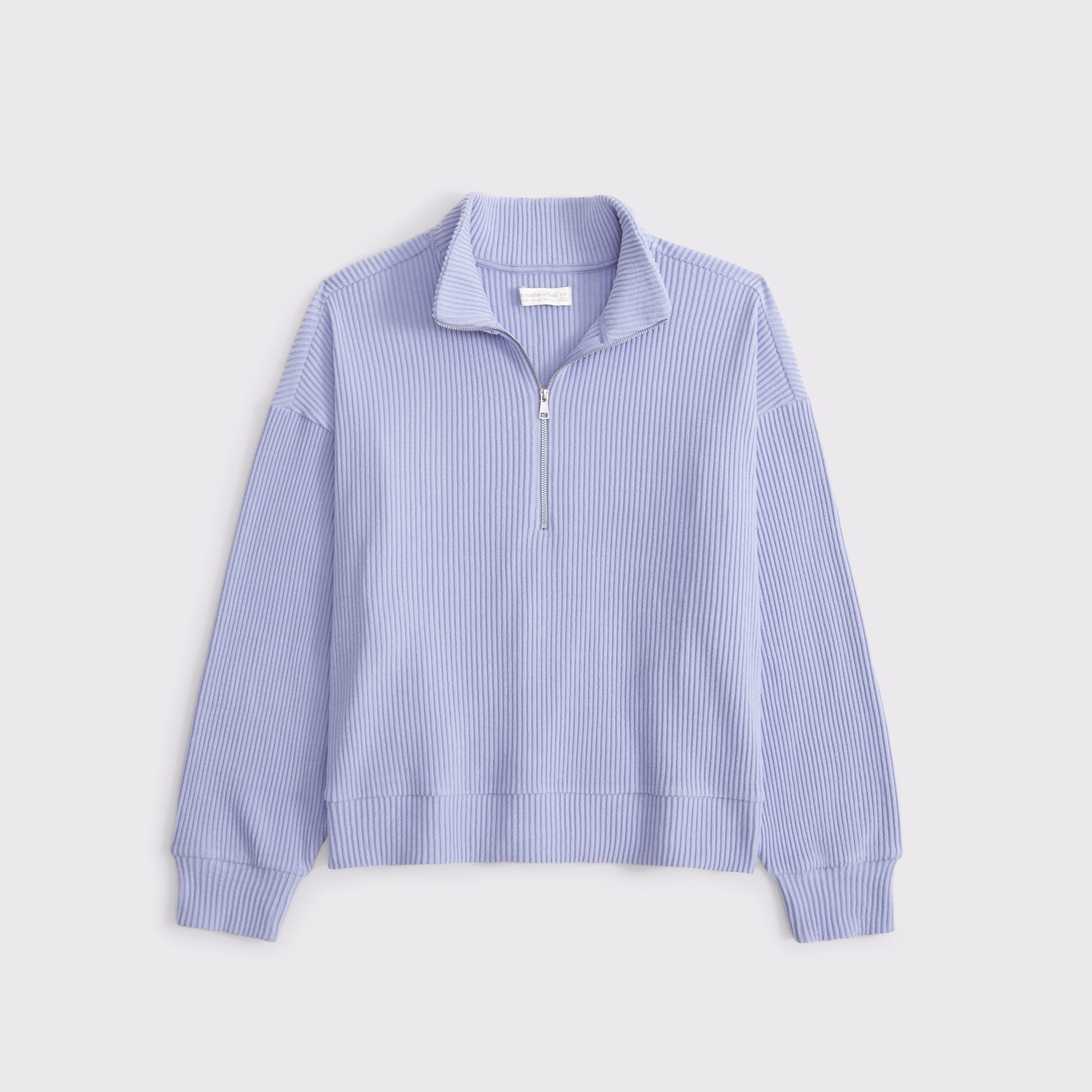 Abercrombie Lounge Brushed Rib Half-Zip