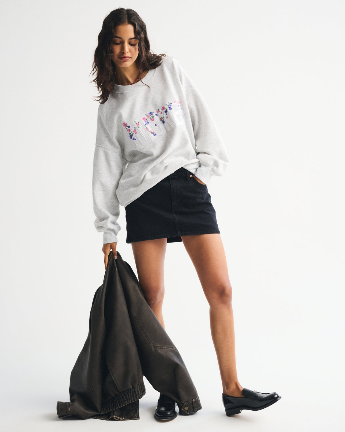 Abercrombie Wicked Oversized Sunday Crew