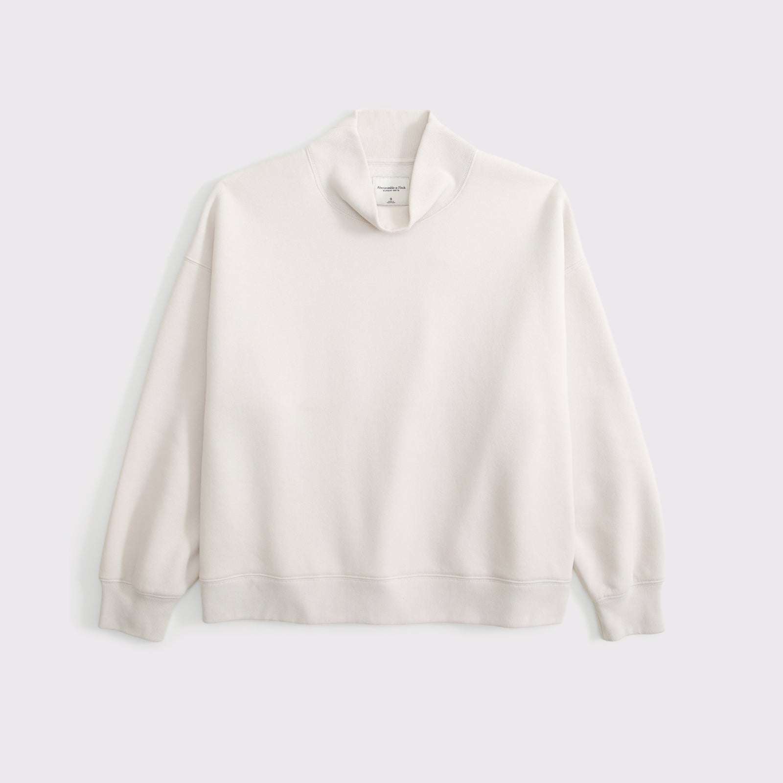 Abercrombie Sunday Oversized Funnel Neck Sweatshirt