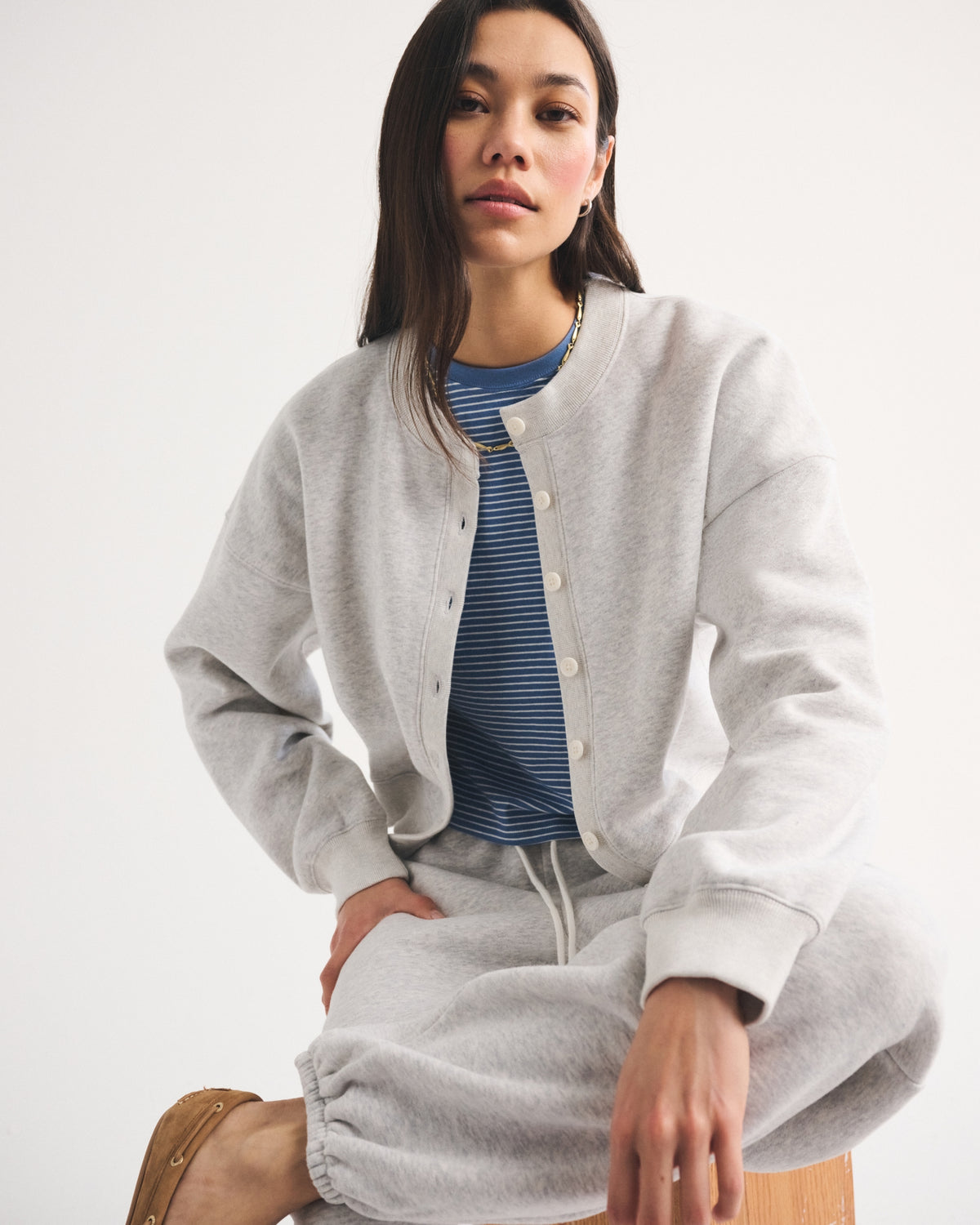 Abercrombie Sunday Shrunken Cardigan