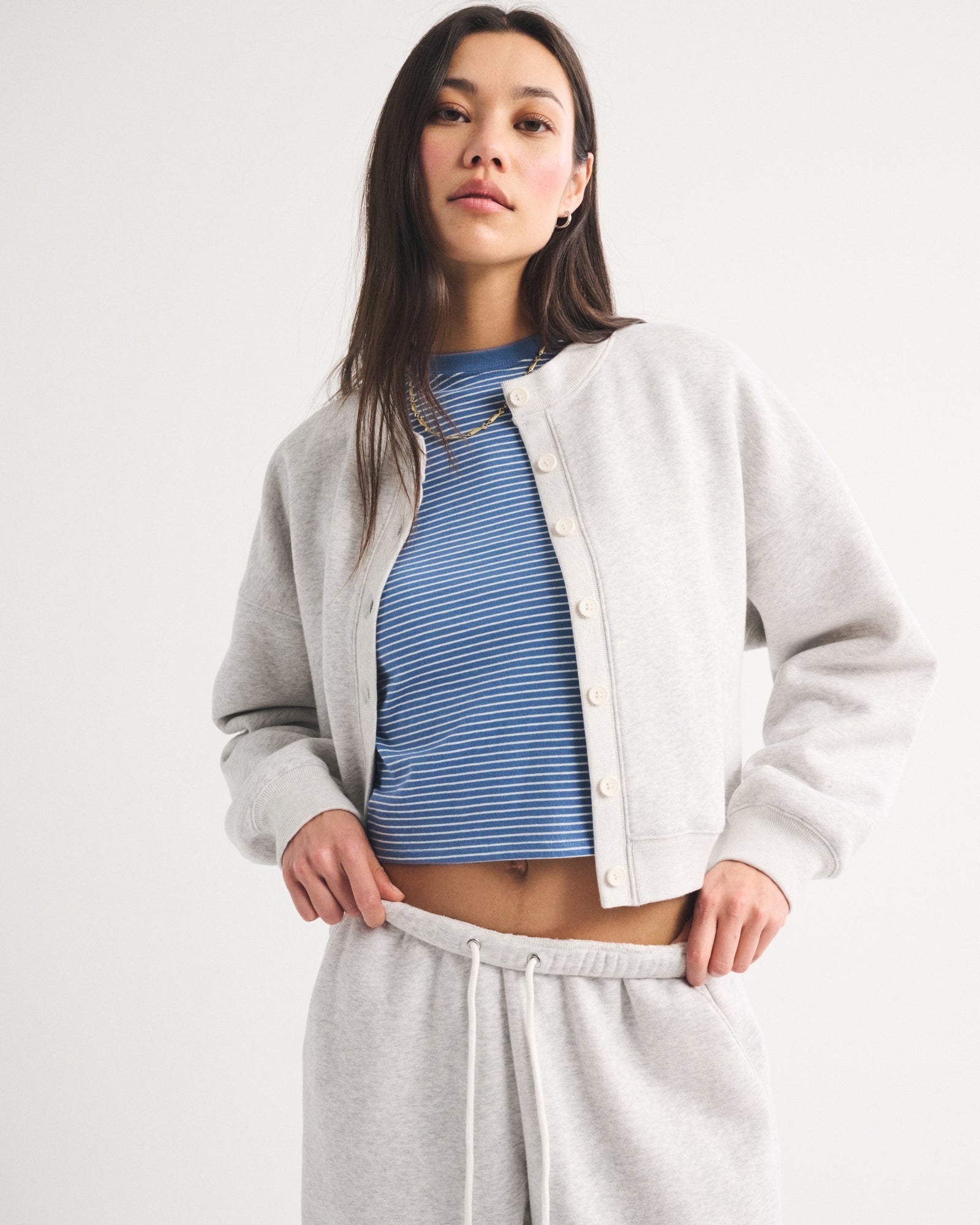 Abercrombie Sunday Shrunken Cardigan