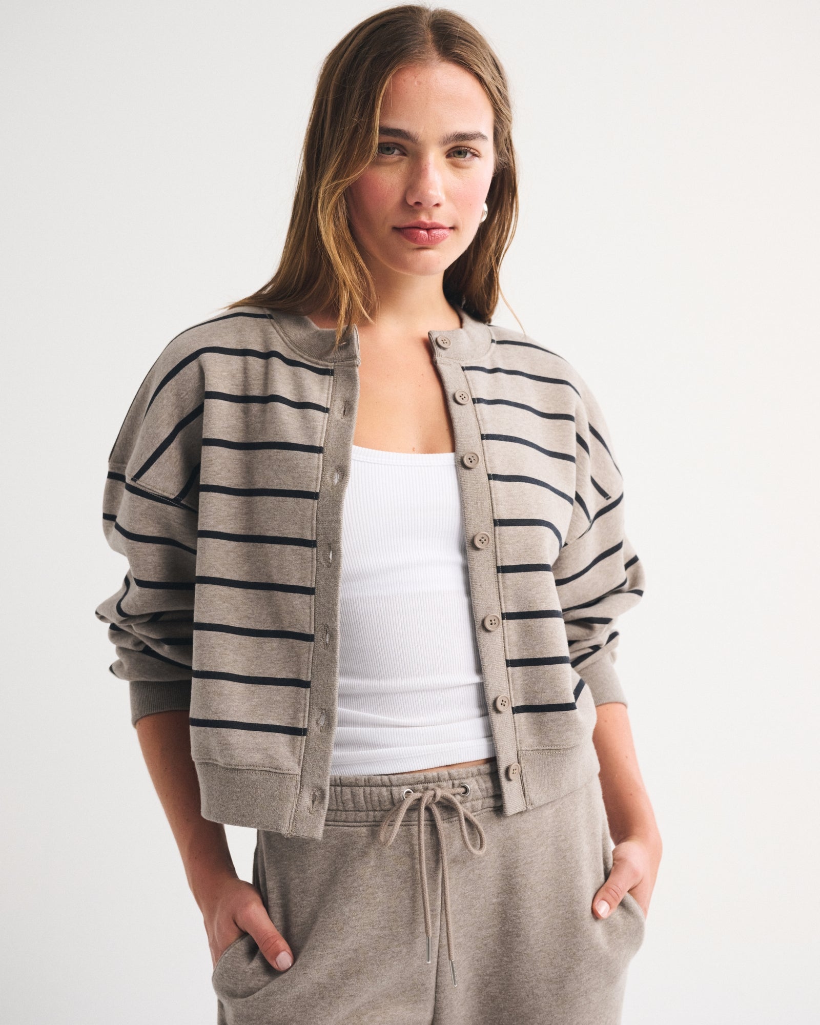 Abercrombie Sunday Shrunken Cardigan