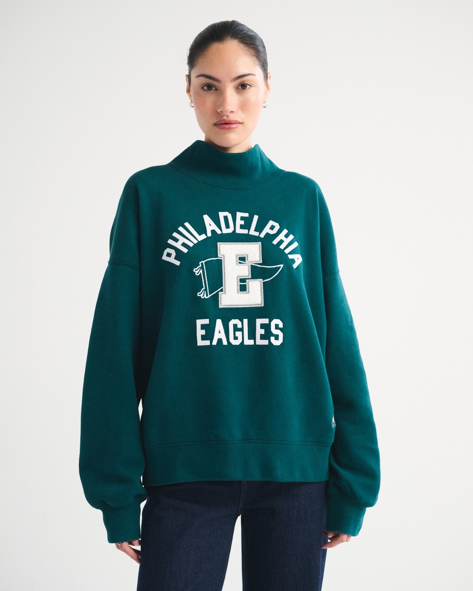 Abercrombie NFL Kansas City Chiefs Funnel-Neck Sweatshirt