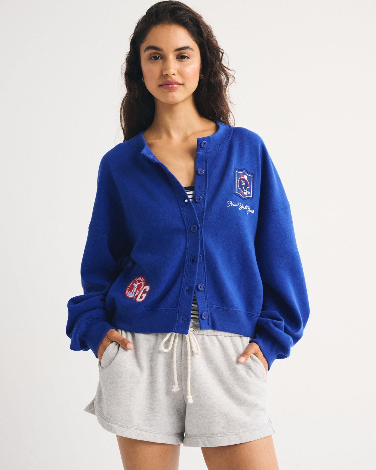 Abercrombie Cincinnati Bengals Sunday Shrunken Cardigan