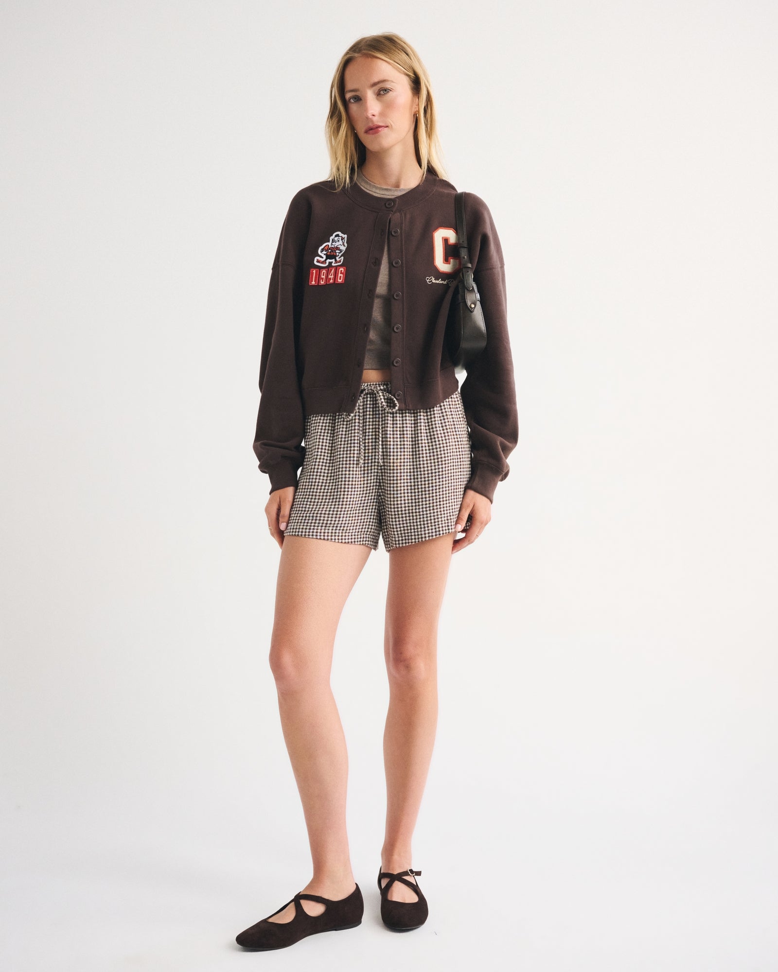 Abercrombie Cincinnati Bengals Sunday Shrunken Cardigan