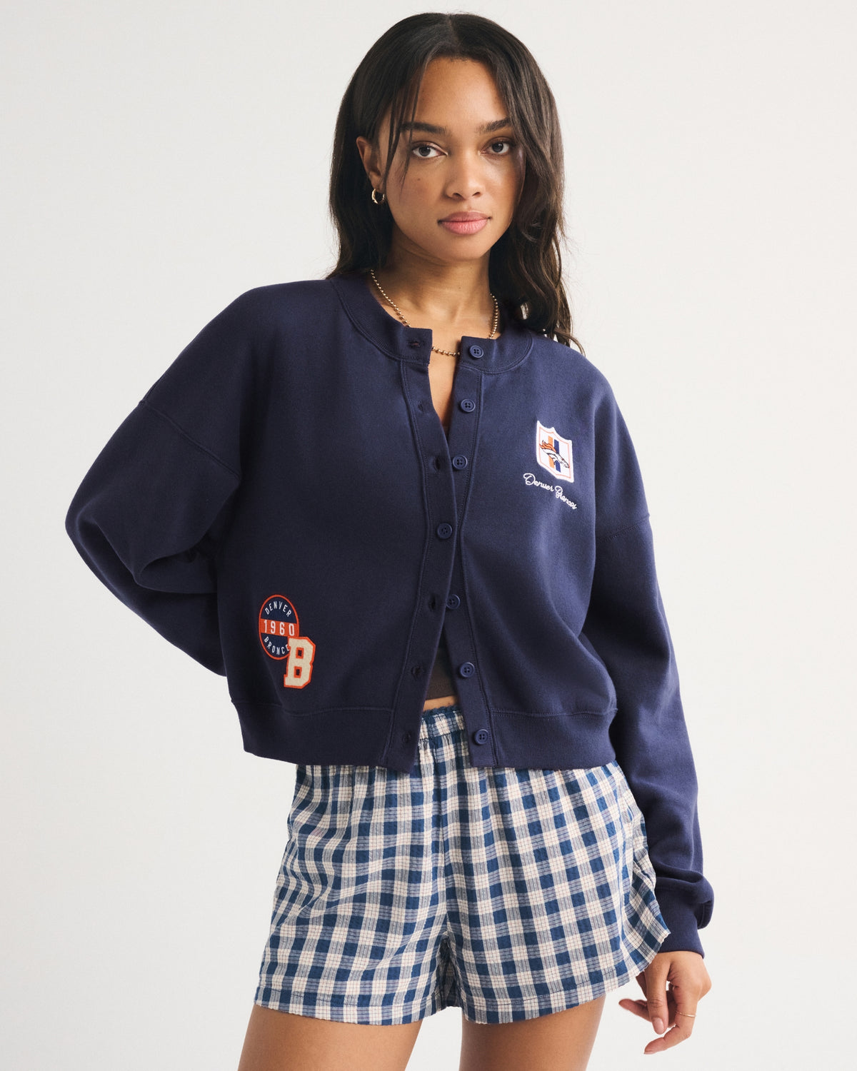 Abercrombie Cincinnati Bengals Sunday Shrunken Cardigan