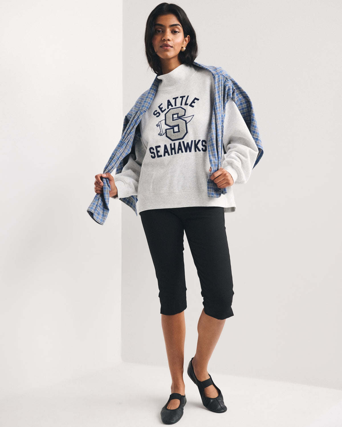 Abercrombie NFL Kansas City Chiefs Funnel-Neck Sweatshirt