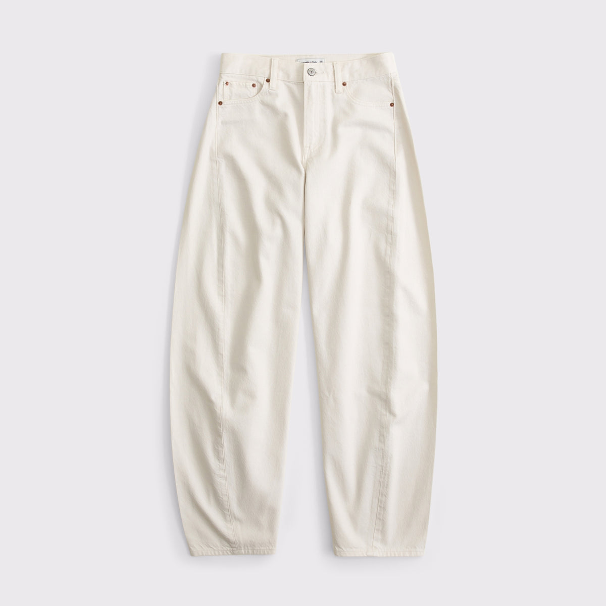 Abercrombie Curve Love High Rise Ultra Barrel Jean