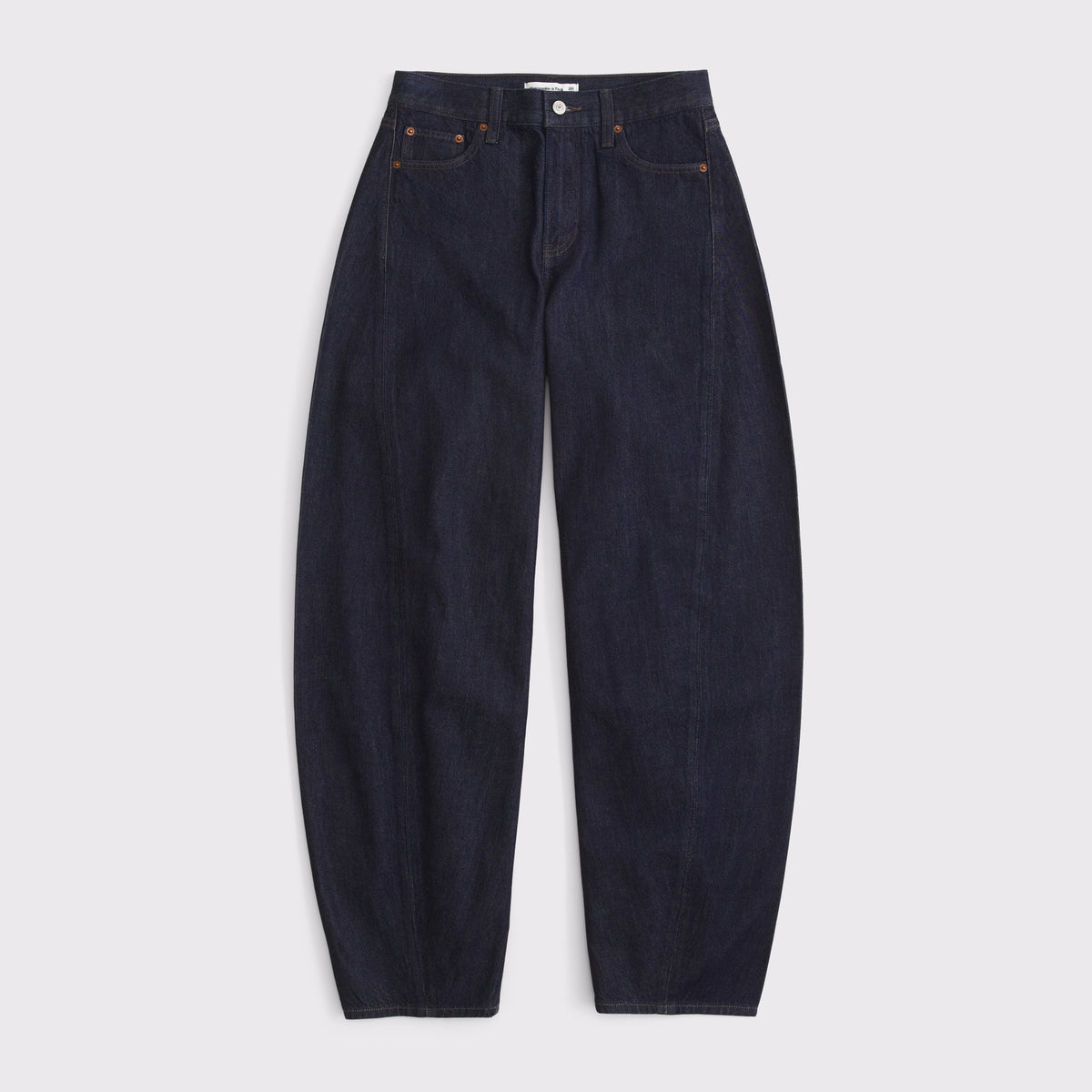 Abercrombie High Rise Ultra Barrel Jean