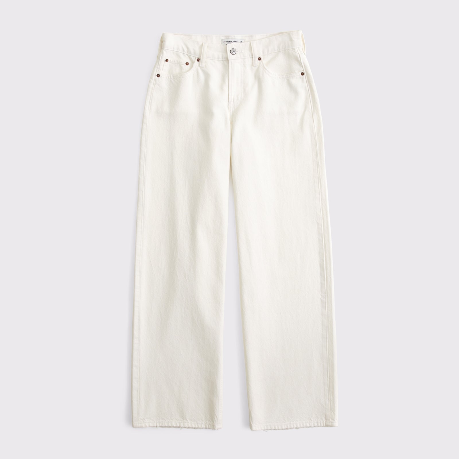 Abercrombie Curve Love Low Rise Ultra Loose Cuffed Hem Jean