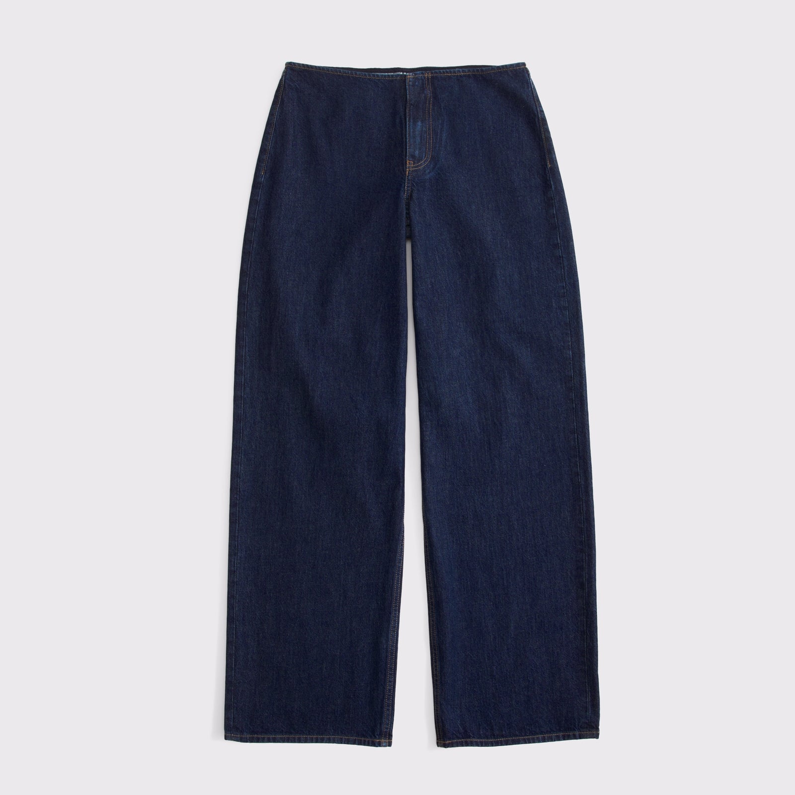 Abercrombie Curve Love Clean Waist Low Rise Ultra Loose Jean